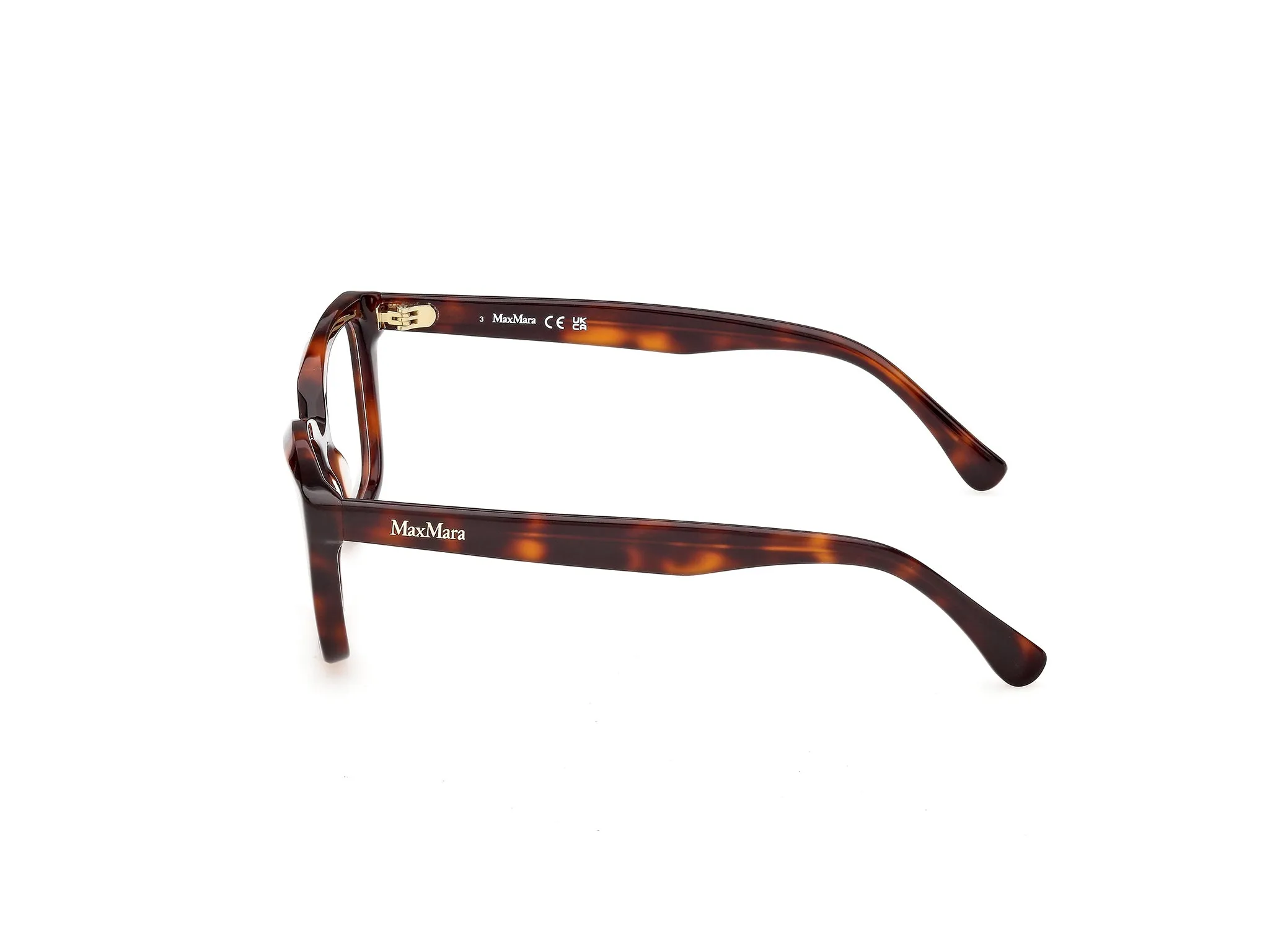 Max Mara MM5232 052 Montature da vista Acetato Havana Cat Eye Normale - immagine 3
