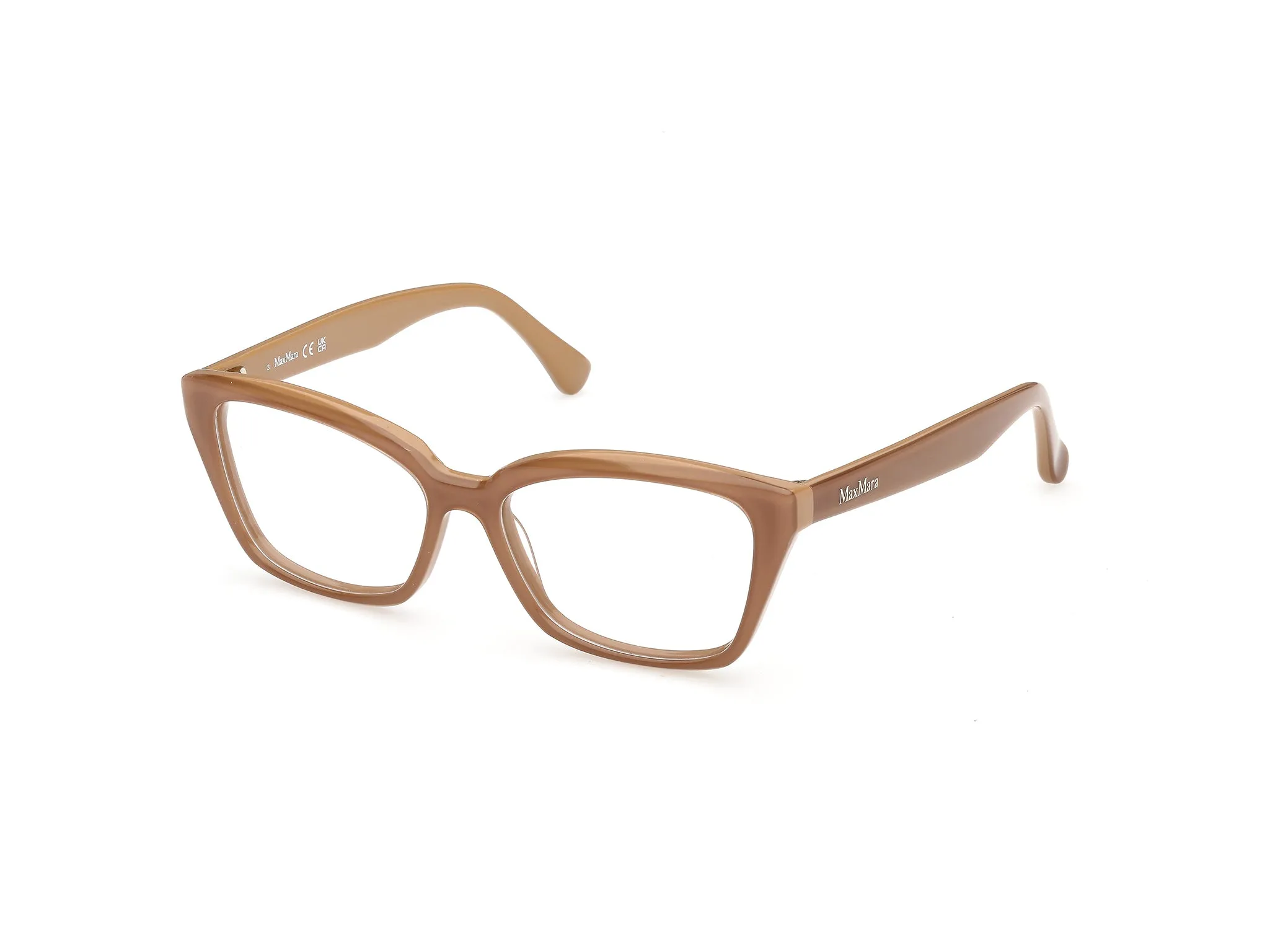 Max Mara MM5232 046 Montature da vista Acetato Marrone Cat Eye Normale - immagine 1