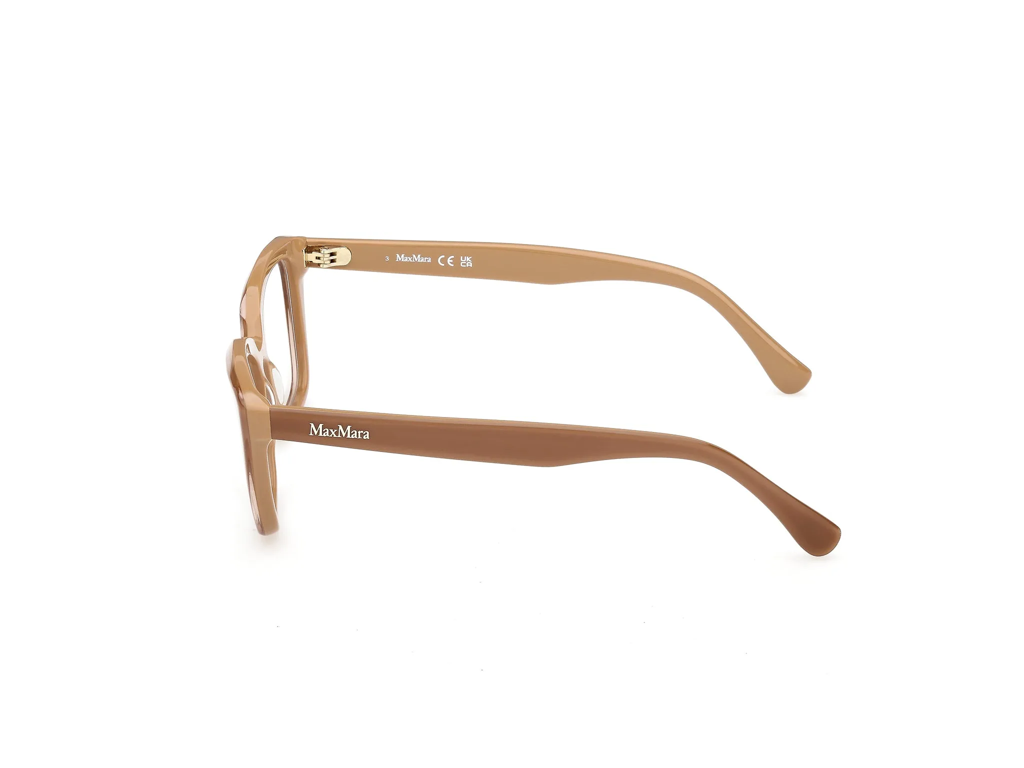Max Mara MM5232 046 Montature da vista Acetato Marrone Cat Eye Normale - immagine 3