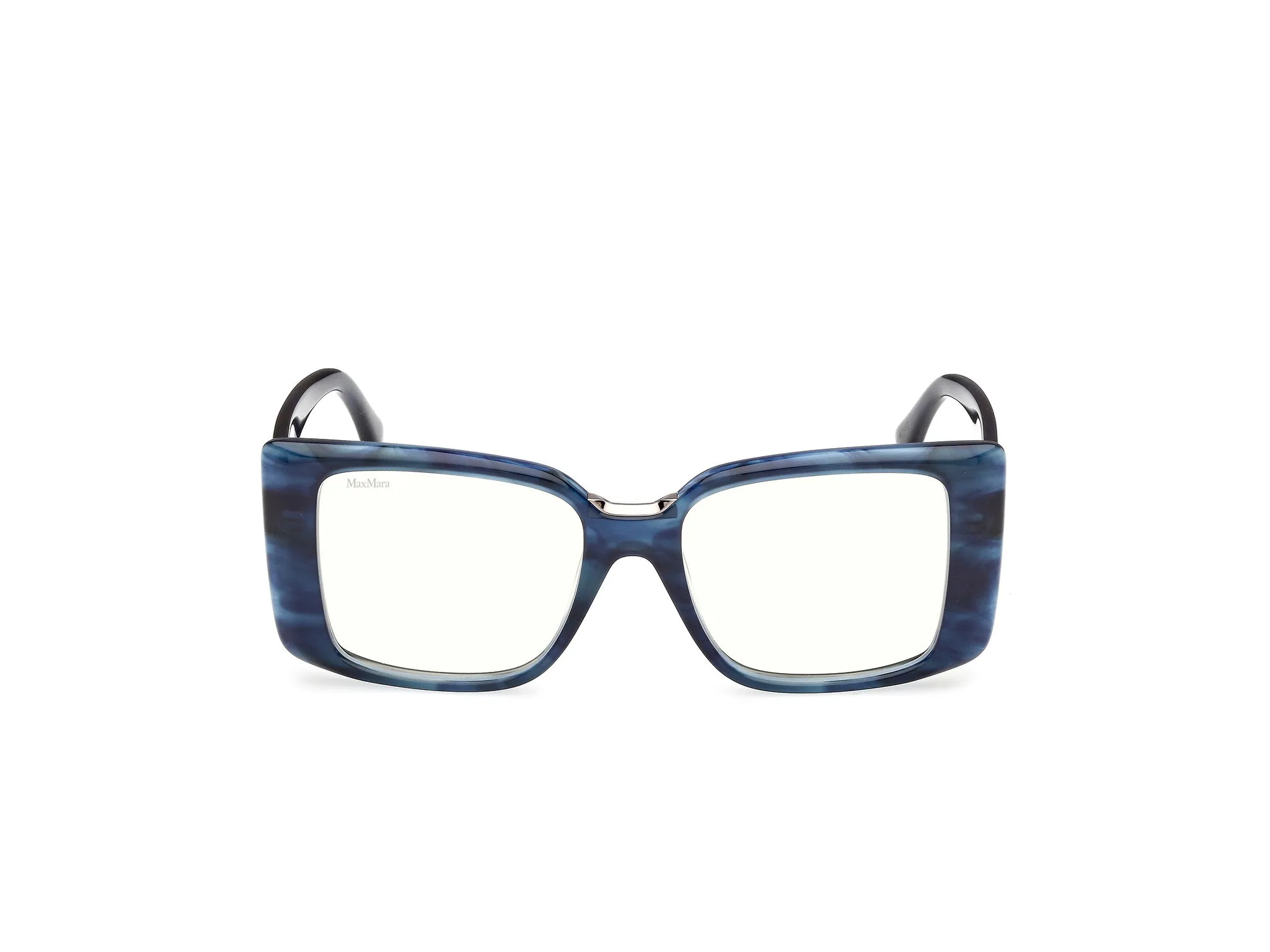 Max Mara MM5231-B 092 Montature da vista Acetato Azzurro Squadrata Normale - immagine 2