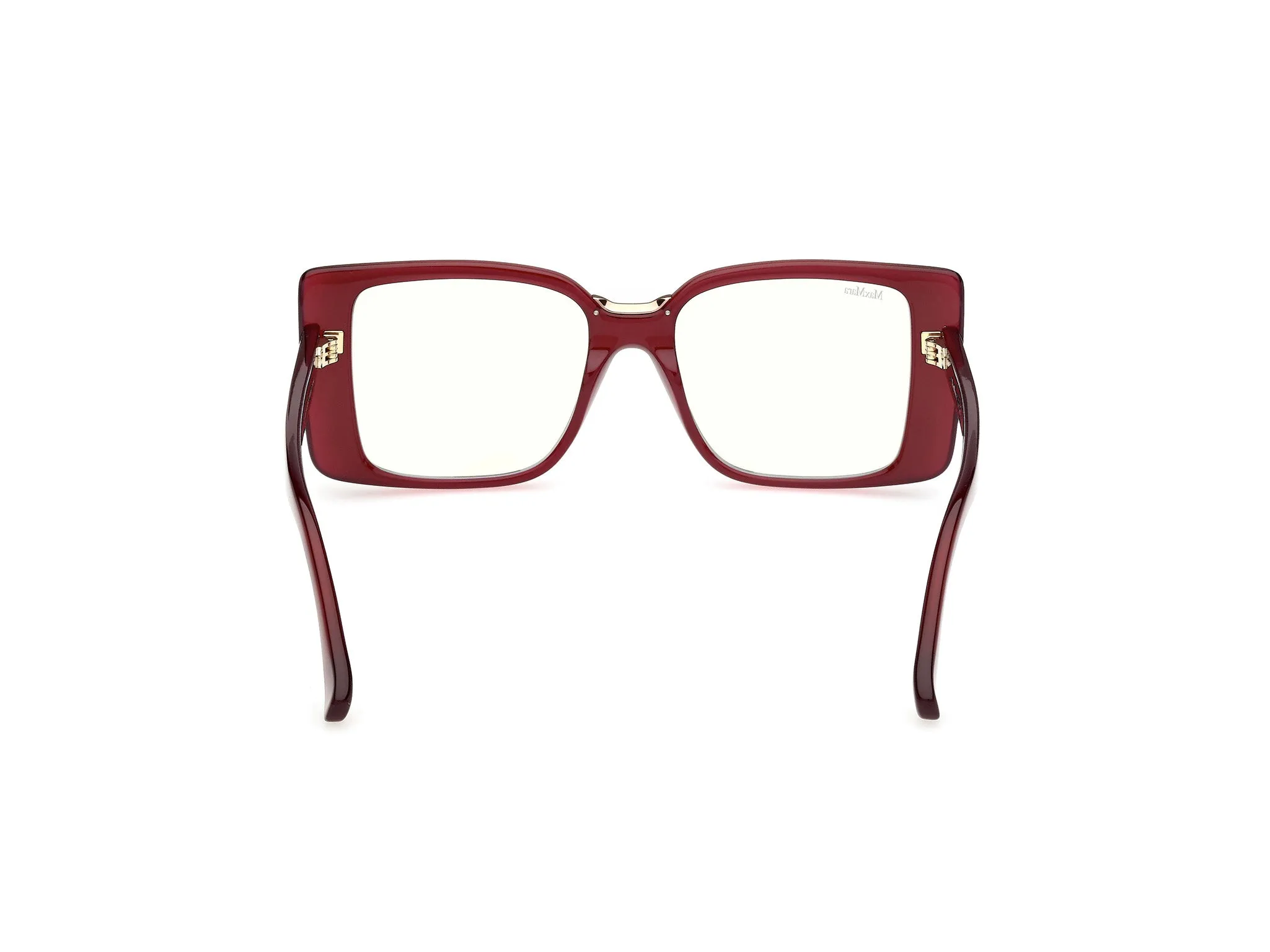 Max Mara MM5231-B 069 Montature da vista Acetato Bordeaux Squadrata Normale - immagine 4