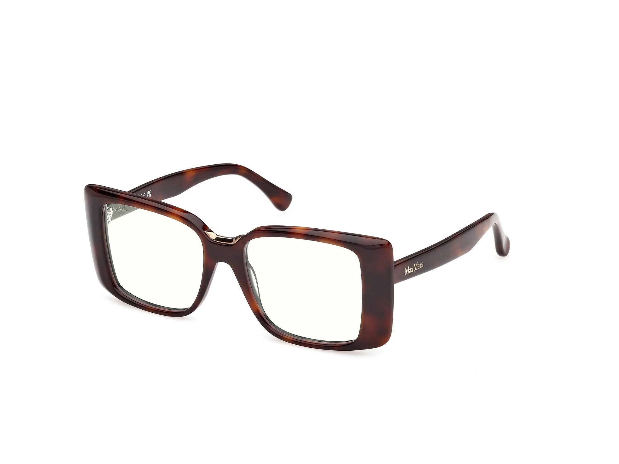 Max Mara MM5231-B 052 Montature da vista Acetato Havana Squadrata Normale - immagine 1
