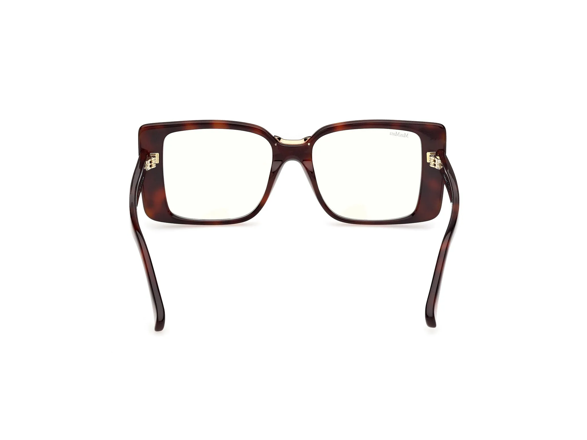 Max Mara MM5231-B 052 Montature da vista Acetato Havana Squadrata Normale - immagine 4