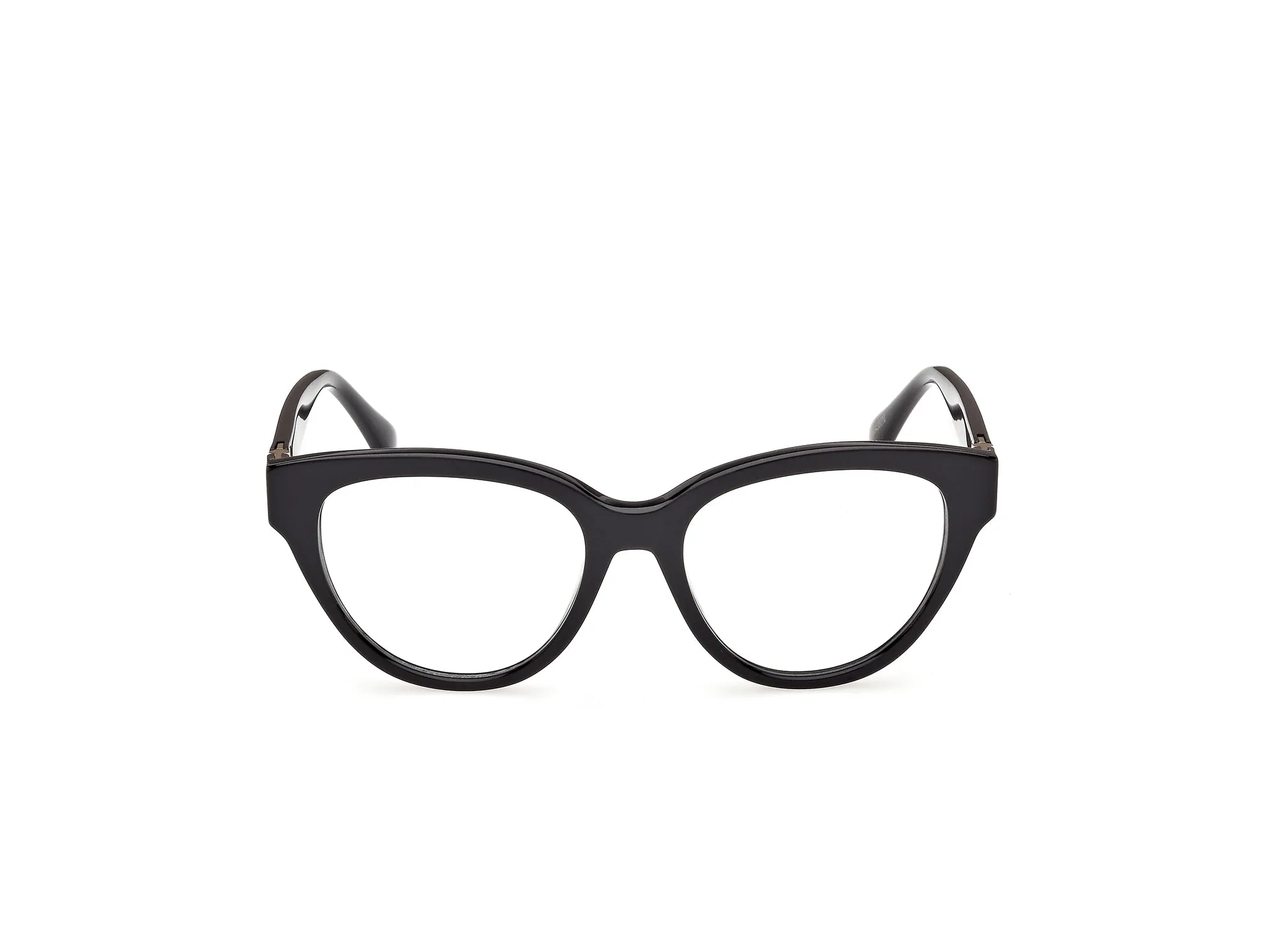 Max Mara MM5230 001 Montature da vista Acetato Nero Rotonda Normale - immagine 2