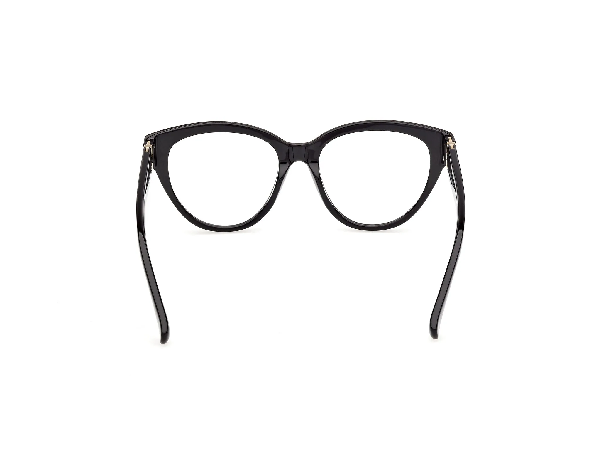 Max Mara MM5230 001 Montature da vista Acetato Nero Rotonda Normale - immagine 4