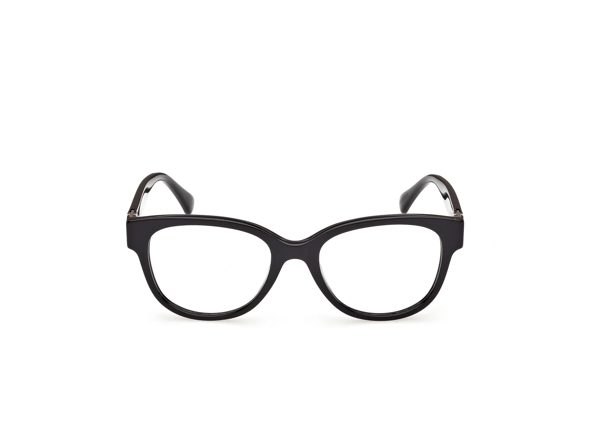 Max Mara MM5229 001 Montature da vista Acetato Nero Rotonda Normale - immagine 2
