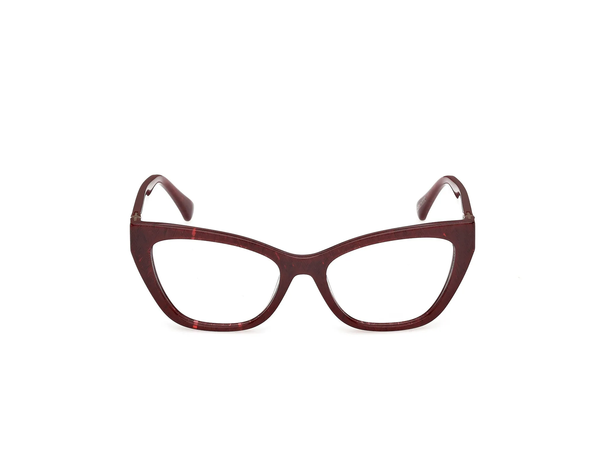 Max Mara MM5228 071 Montature da vista Acetato Bordeaux Cat Eye Normale - immagine 2