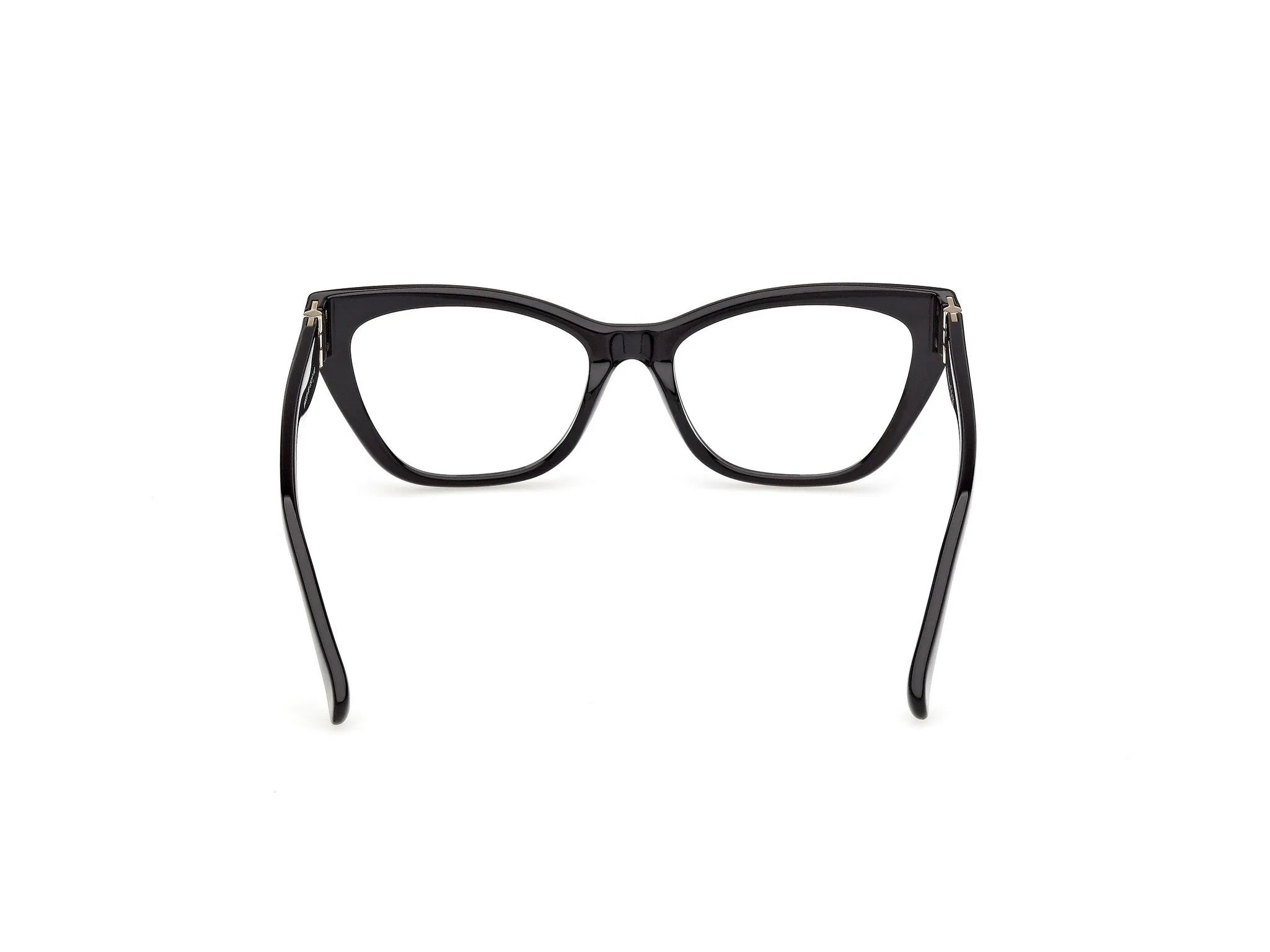 Max Mara MM5228 001 Montature da vista Acetato Nero Cat Eye Normale - immagine 4