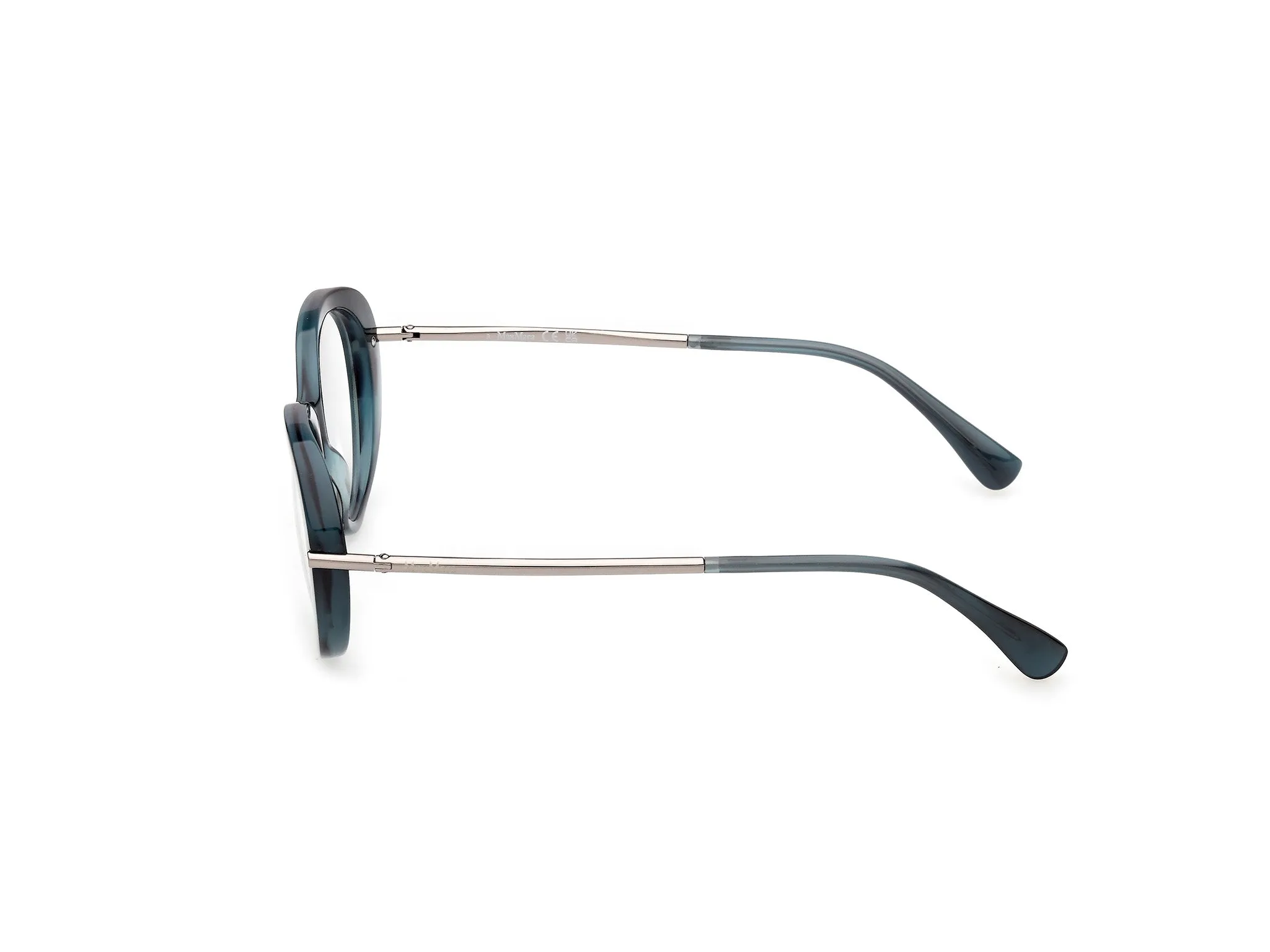 Max Mara MM5227 064 Montature da vista Acetato Marrone Geometrica Normale - immagine 3