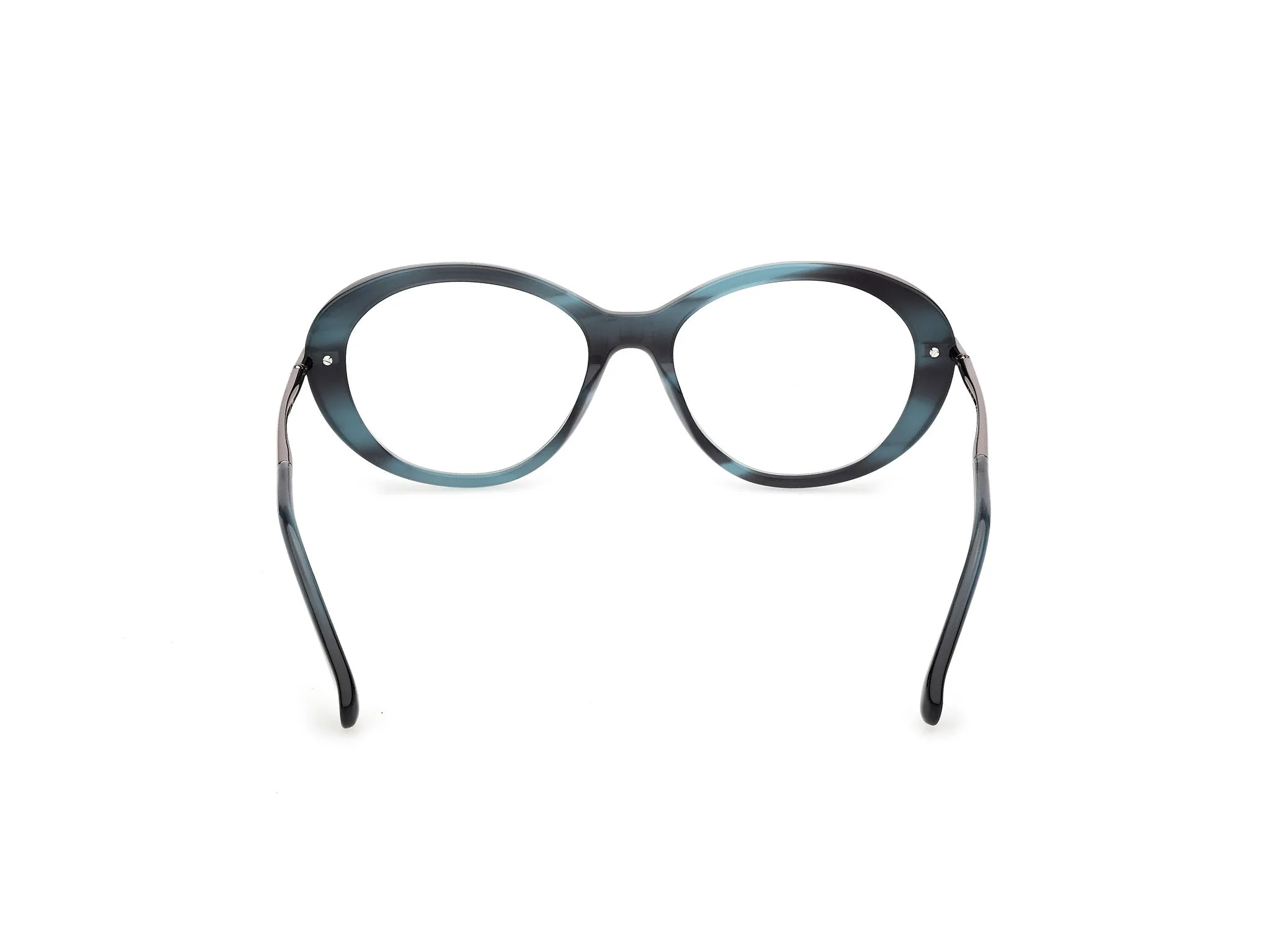 Max Mara MM5227 064 Montature da vista Acetato Marrone Geometrica Normale - immagine 4