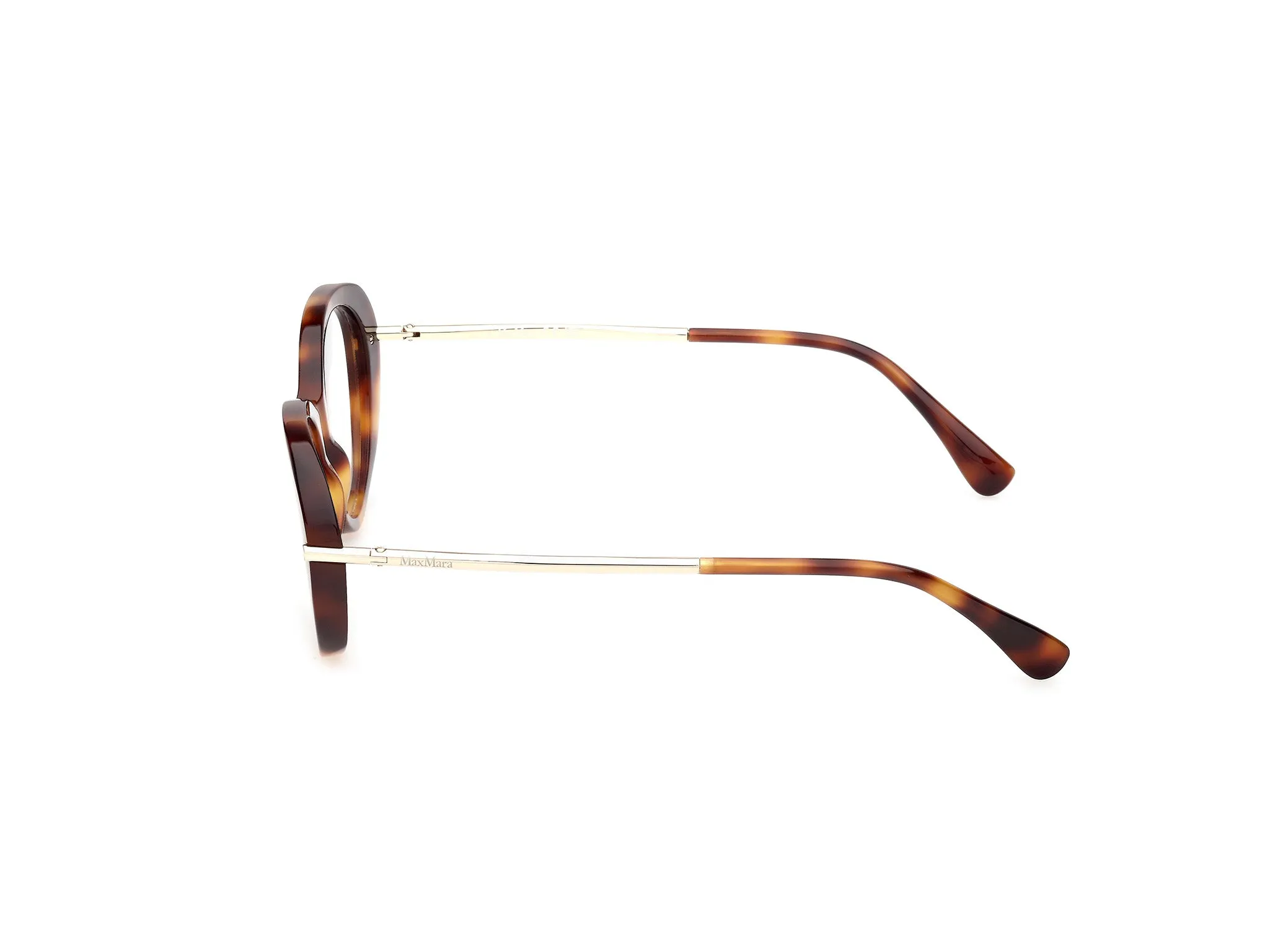 Max Mara MM5227 052 Montature da vista Acetato Havana Geometrica Normale - immagine 3