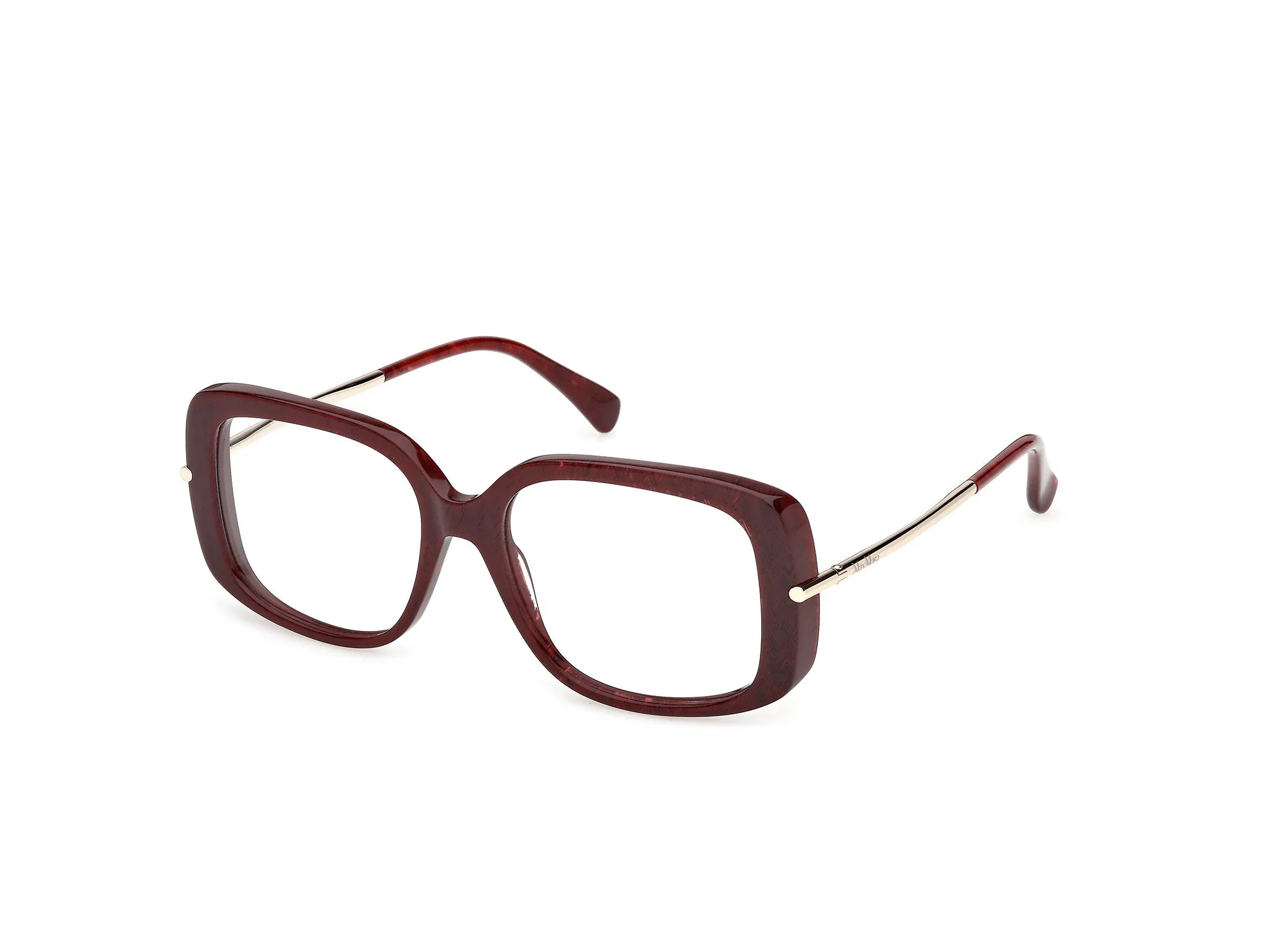 Max Mara MM5226 071 Montature da vista Acetato Bordeaux Farfalla Normale - immagine 1