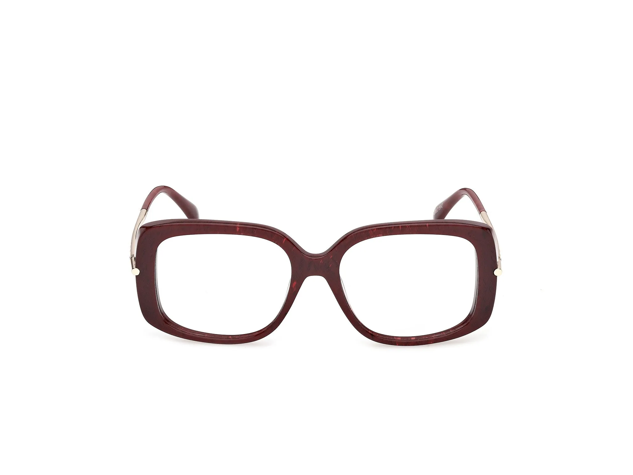 Max Mara MM5226 071 Montature da vista Acetato Bordeaux Farfalla Normale - immagine 2