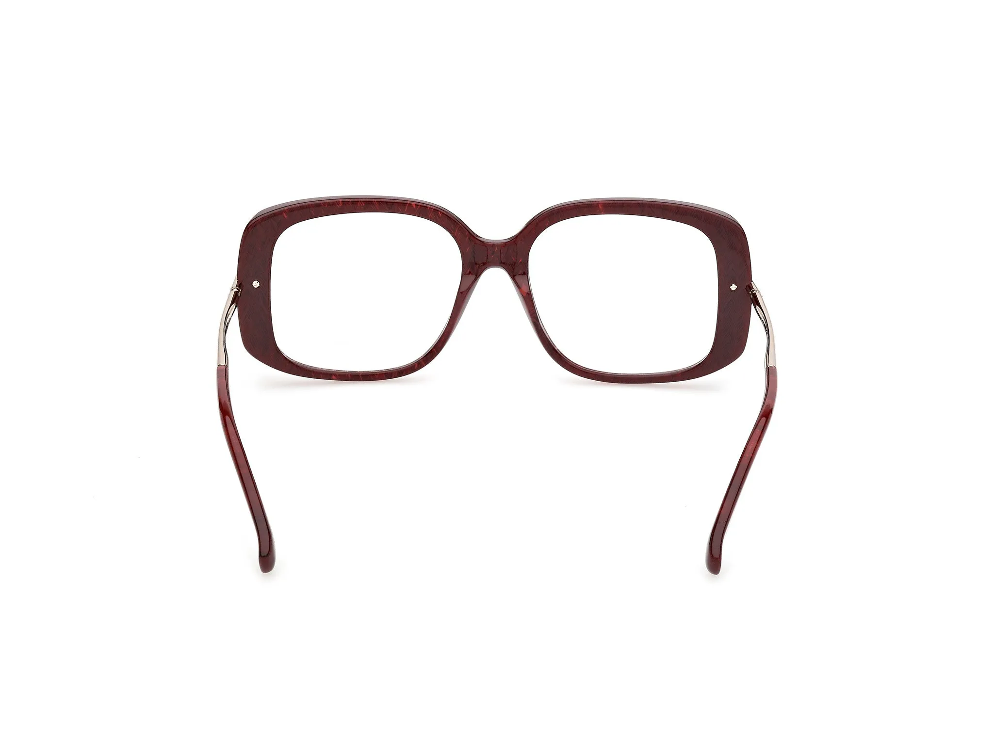 Max Mara MM5226 071 Montature da vista Acetato Bordeaux Farfalla Normale - immagine 4