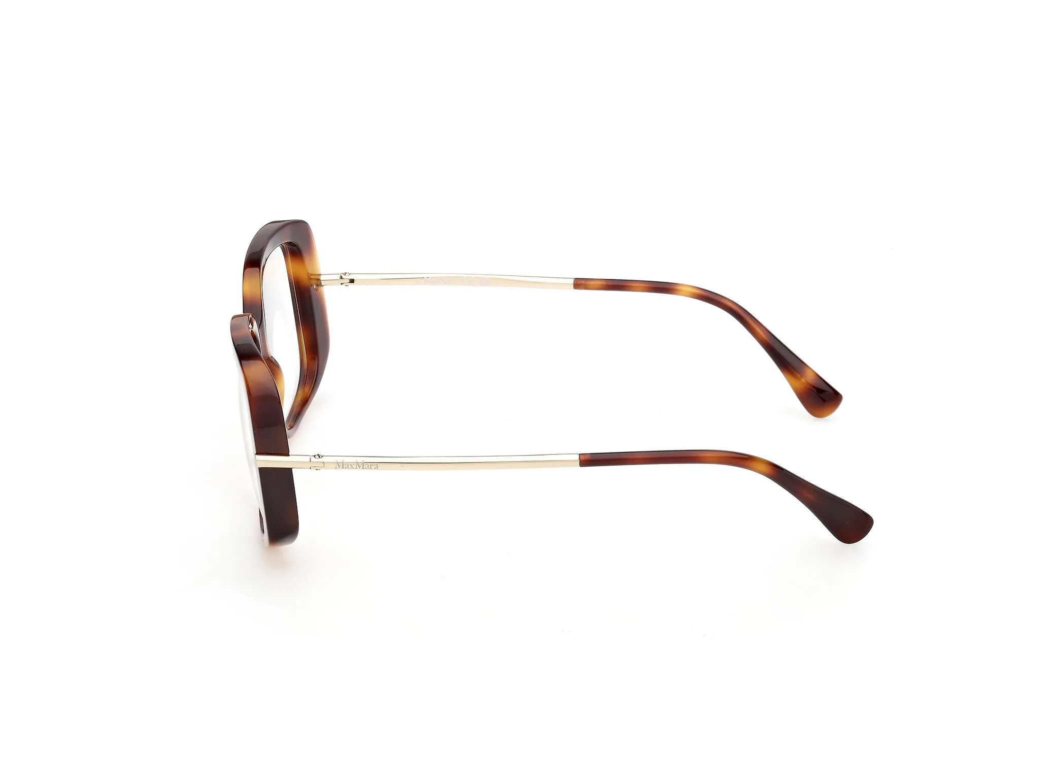 Max Mara MM5226 052 Montature da vista Acetato Havana Farfalla Normale - immagine 3