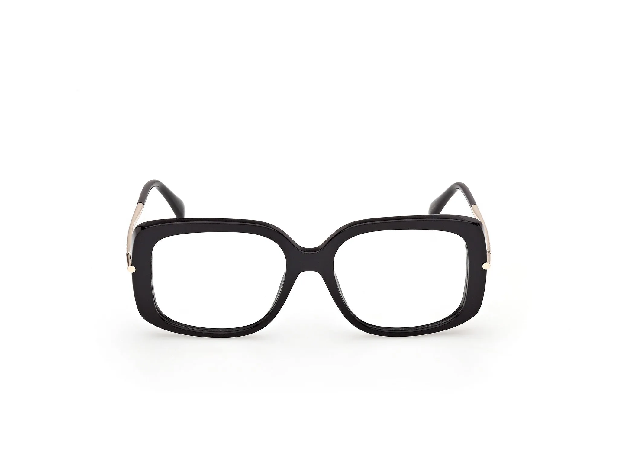 Max Mara MM5226 001 Montature da vista Acetato Nero Farfalla Normale - immagine 2