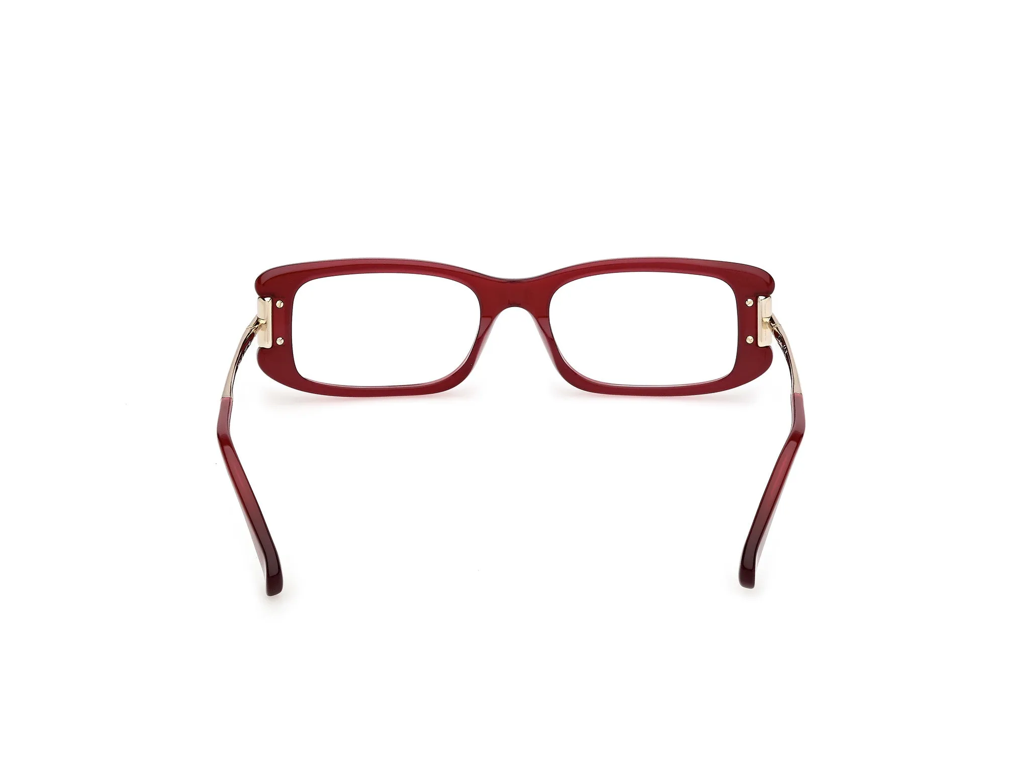 Max Mara MM5224 069 Montature da vista Acetato Bordeaux Squadrata Normale - immagine 4