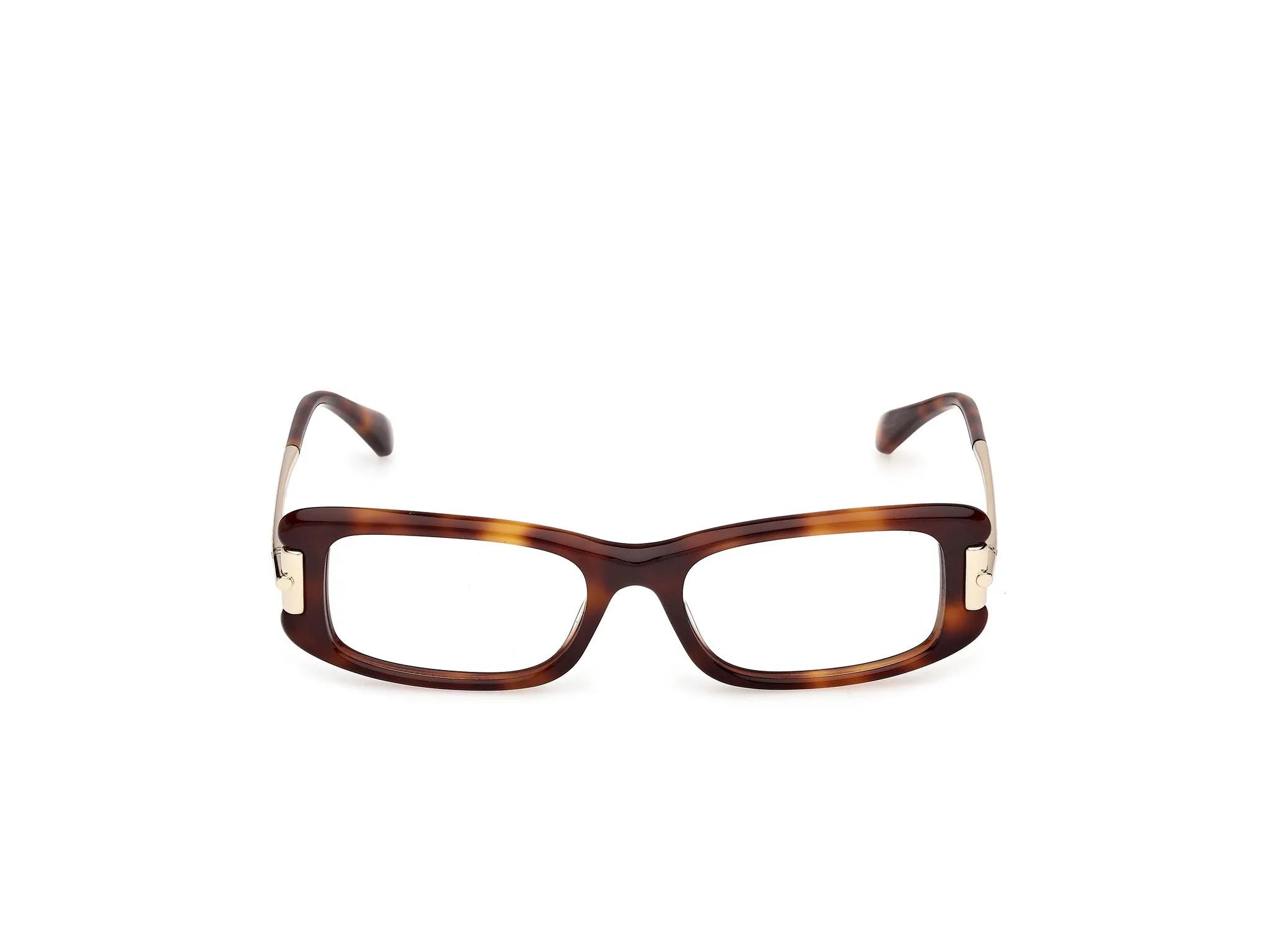 Max Mara MM5224 052 Montature da vista Acetato Havana Squadrata Normale - immagine 2