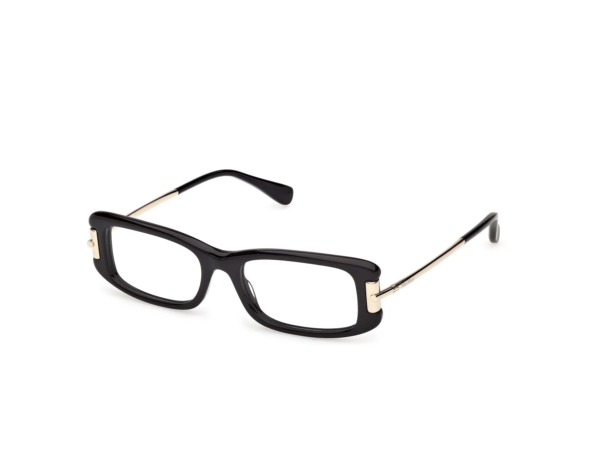 Max Mara MM5224 001 Montature da vista Acetato Nero Squadrata Normale - immagine 1