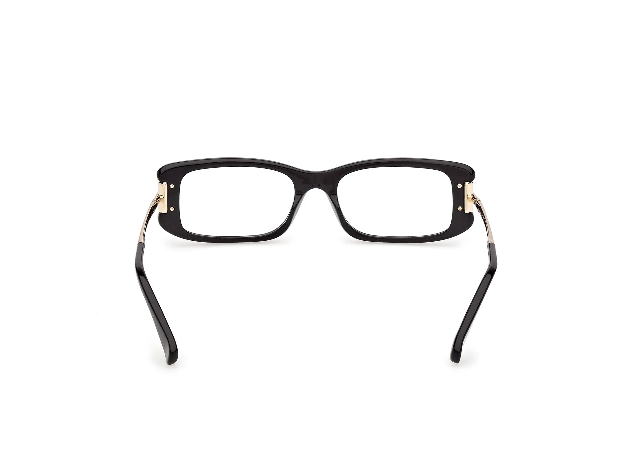 Max Mara MM5224 001 Montature da vista Acetato Nero Squadrata Normale - immagine 4