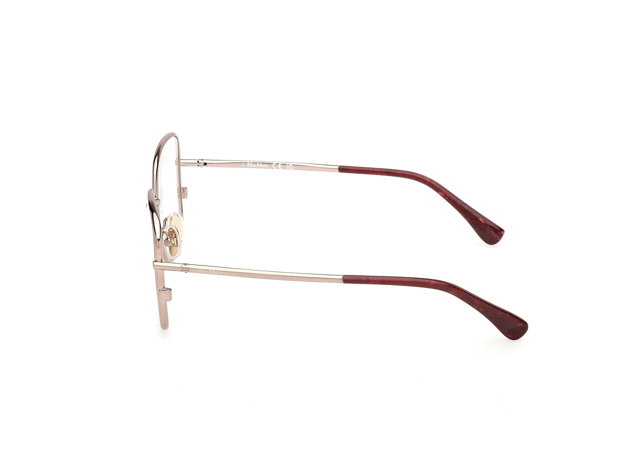 Max Mara MM5223 036 Montature da vista Metallo Bronzo Rotonda Normale - immagine 3