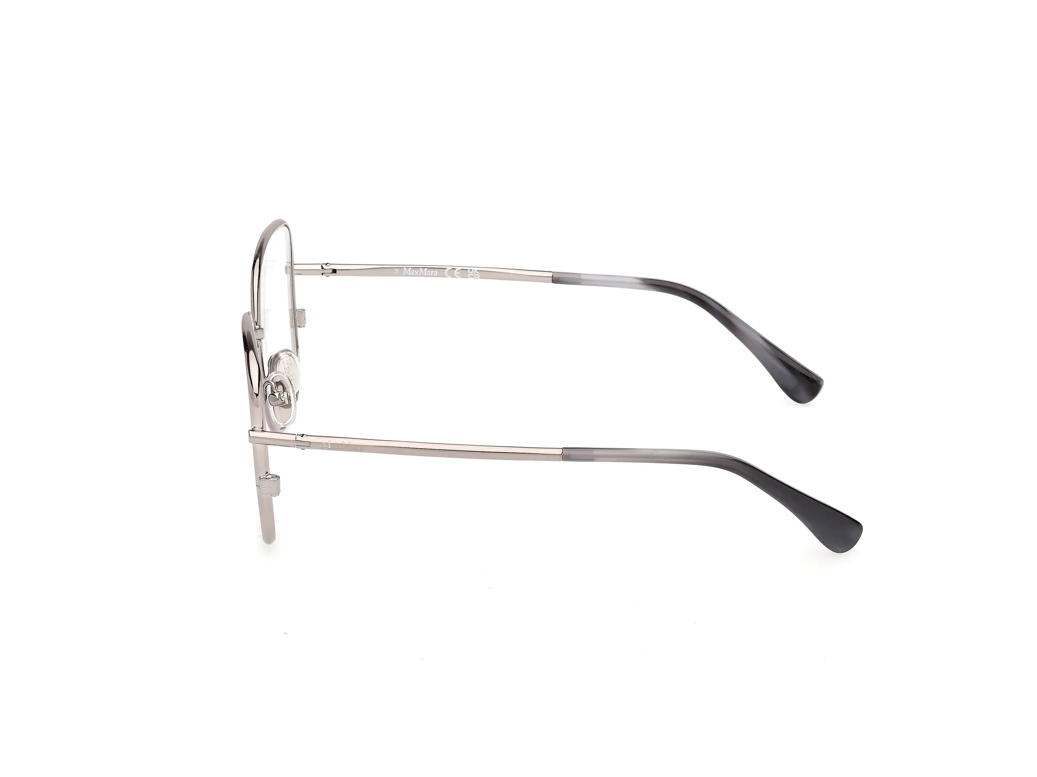 Max Mara MM5223 014 Montature da vista Metallo Grigio Rotonda Normale - immagine 3