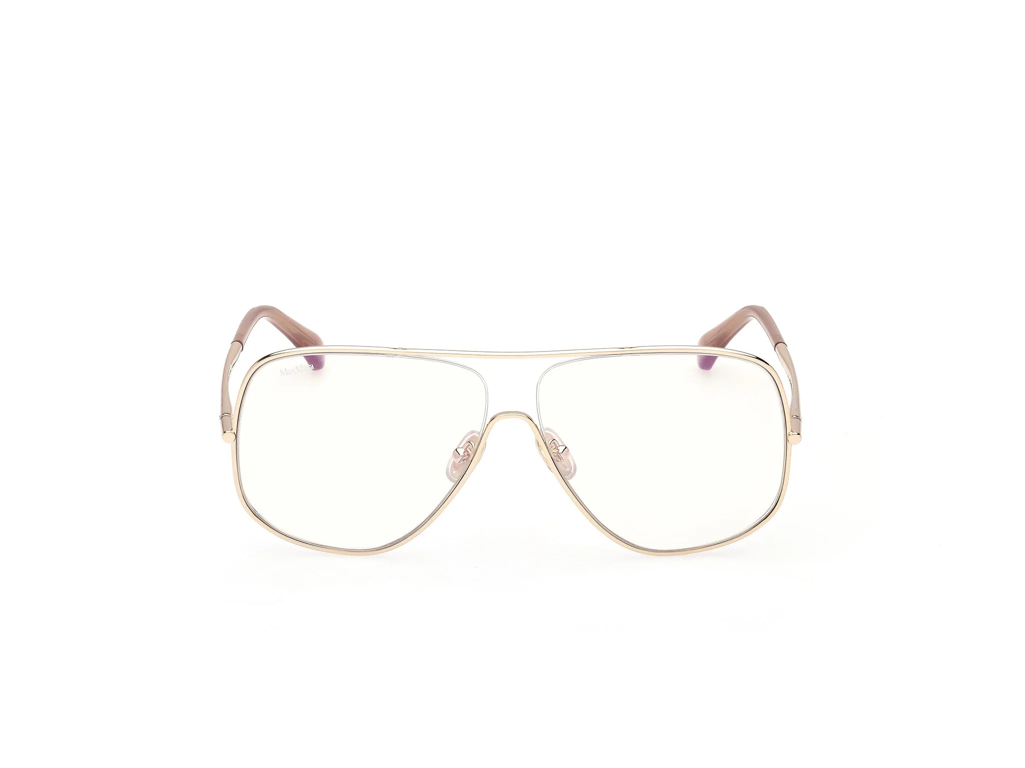 Max Mara MM5222-B 032 Montature da vista Metallo Oro Pilot Normale - immagine 2