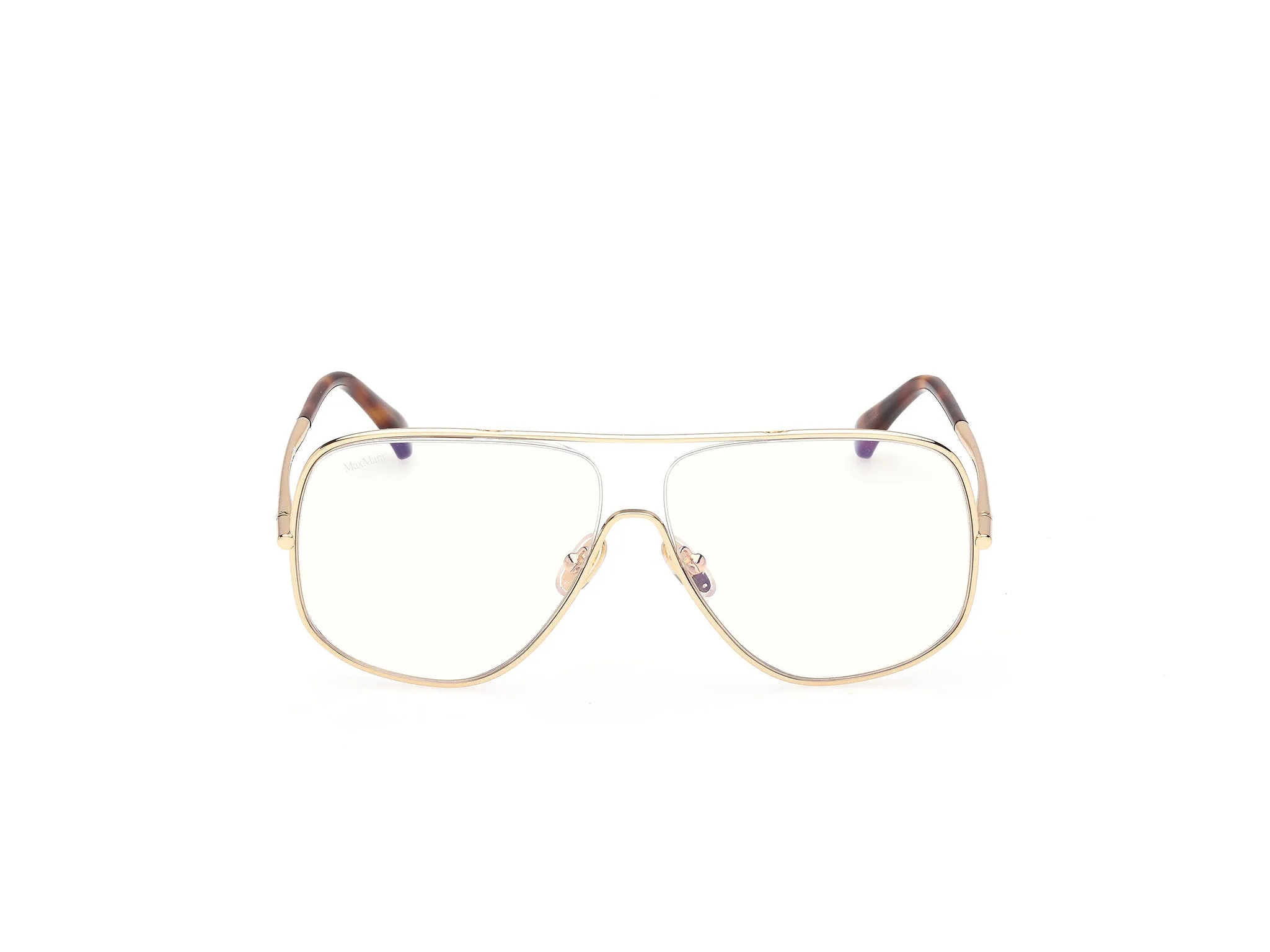 Max Mara MM5222-B 030 Montature da vista Metallo Oro Pilot Normale - immagine 2