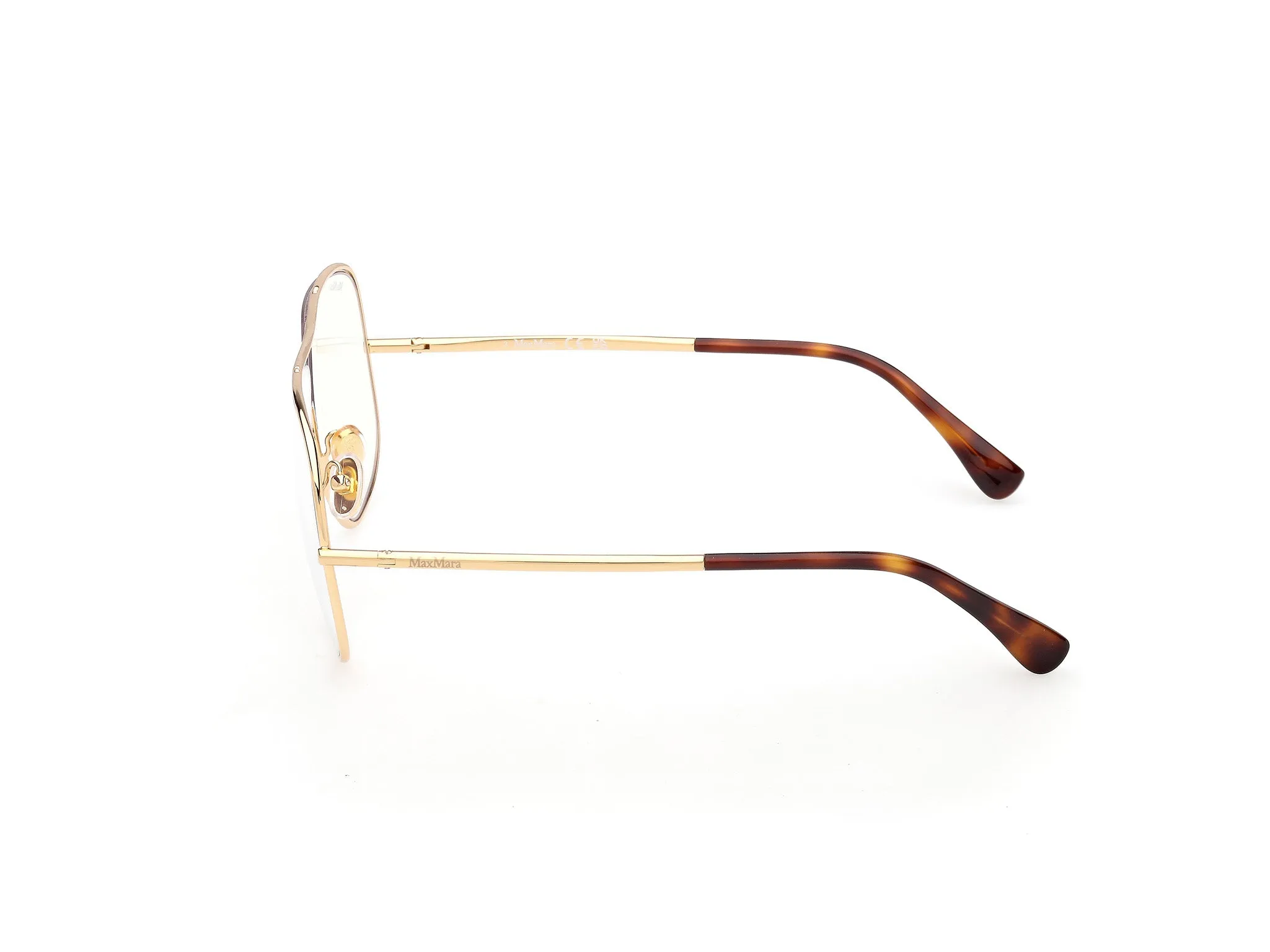 Max Mara MM5222-B 030 Montature da vista Metallo Oro Pilot Normale - immagine 3