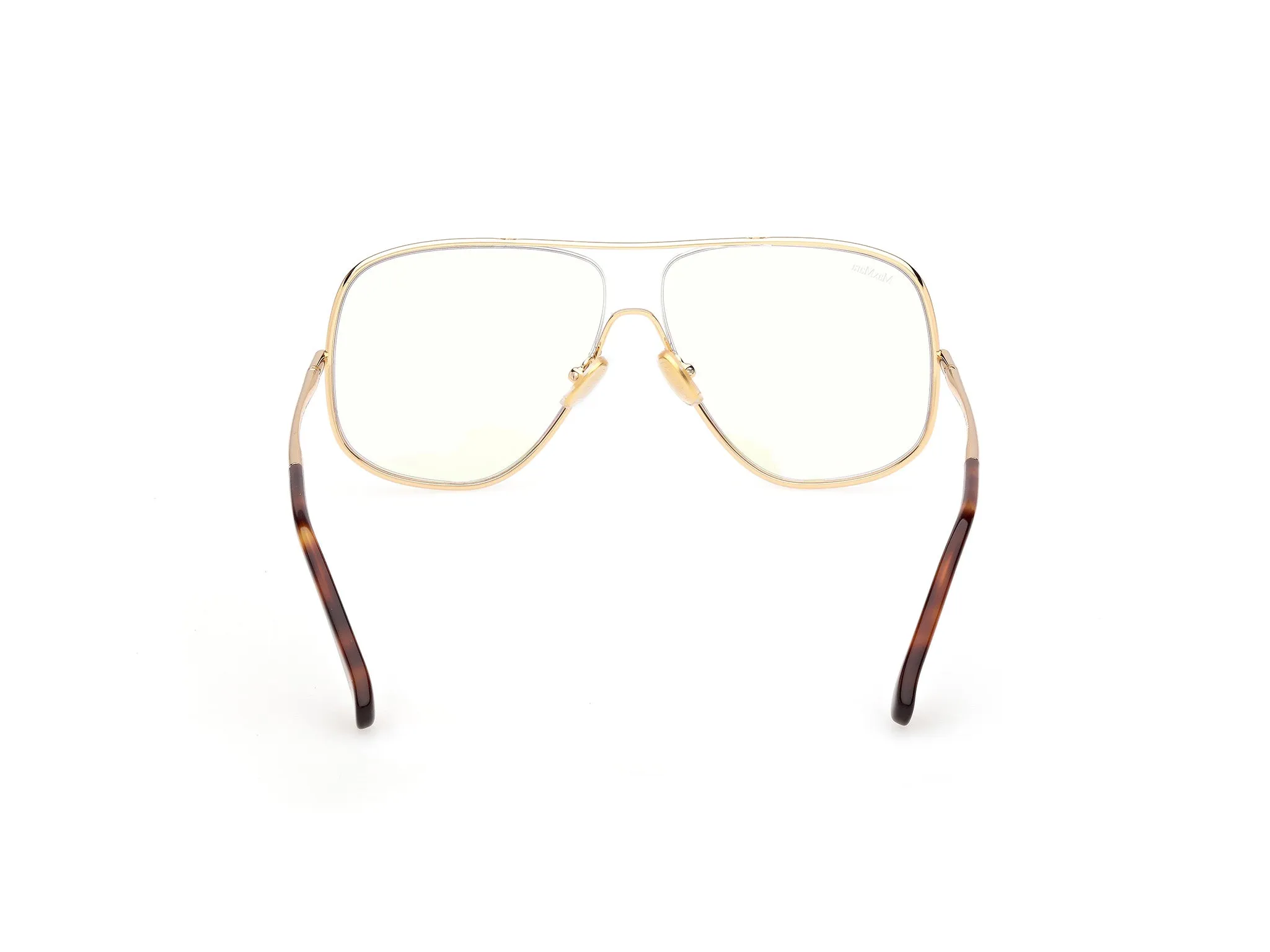 Max Mara MM5222-B 030 Montature da vista Metallo Oro Pilot Normale - immagine 4