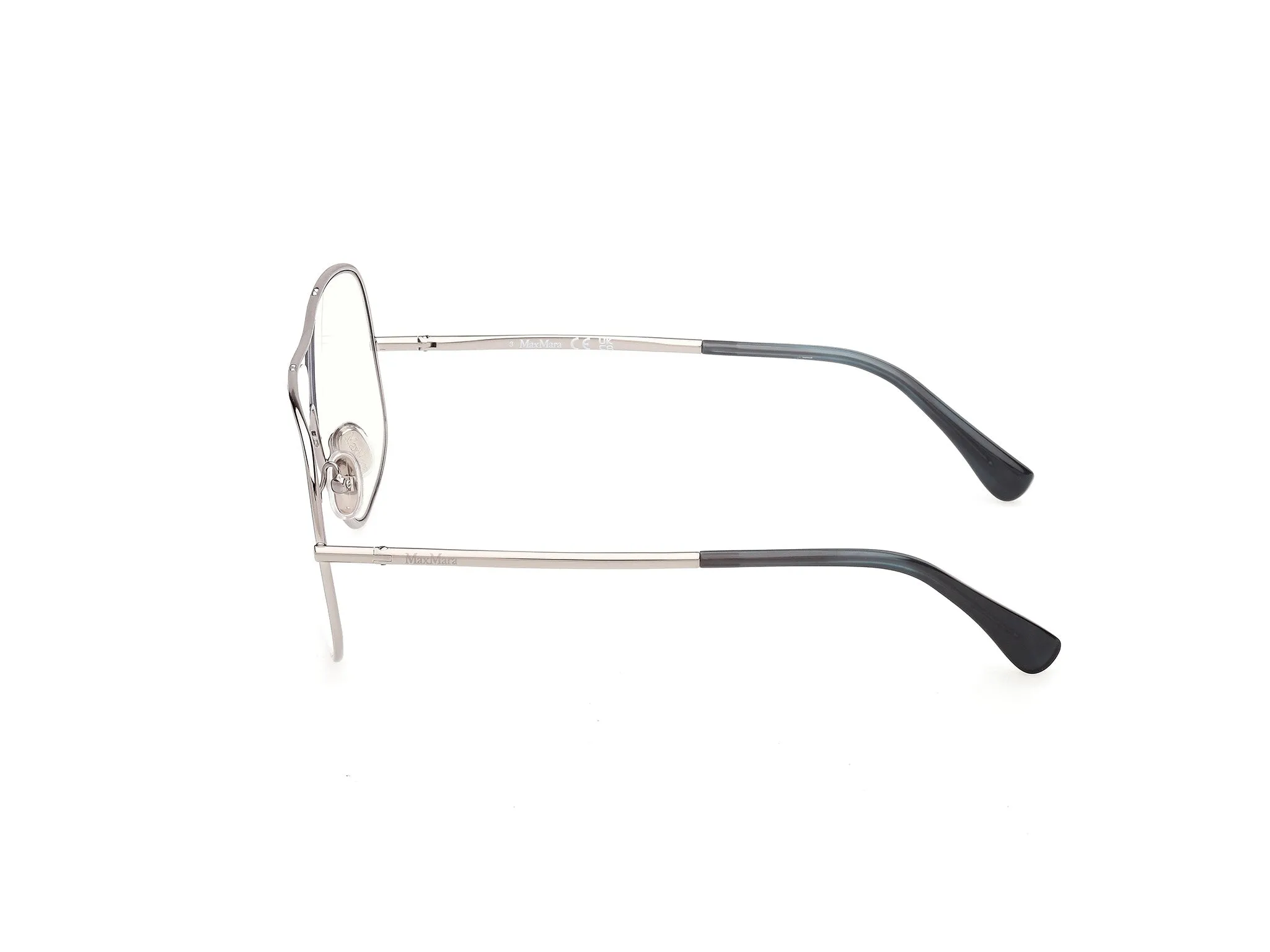 Max Mara MM5222-B 014 Montature da vista Metallo Grigio Pilot Normale - immagine 3