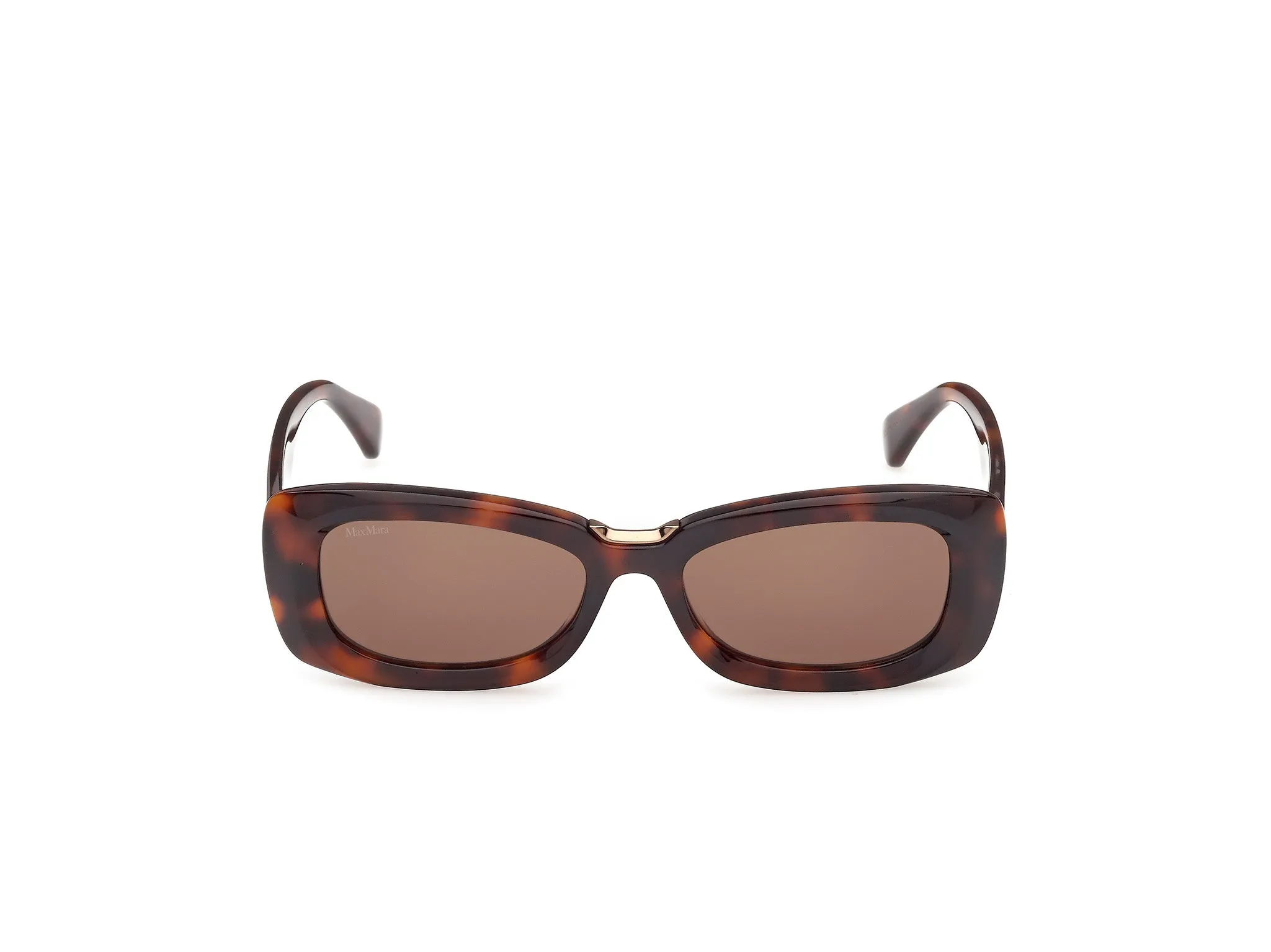Max Mara MM0197 52E Occhiali da sole Acetato Havana Marrone Squadrata Normale - immagine 2