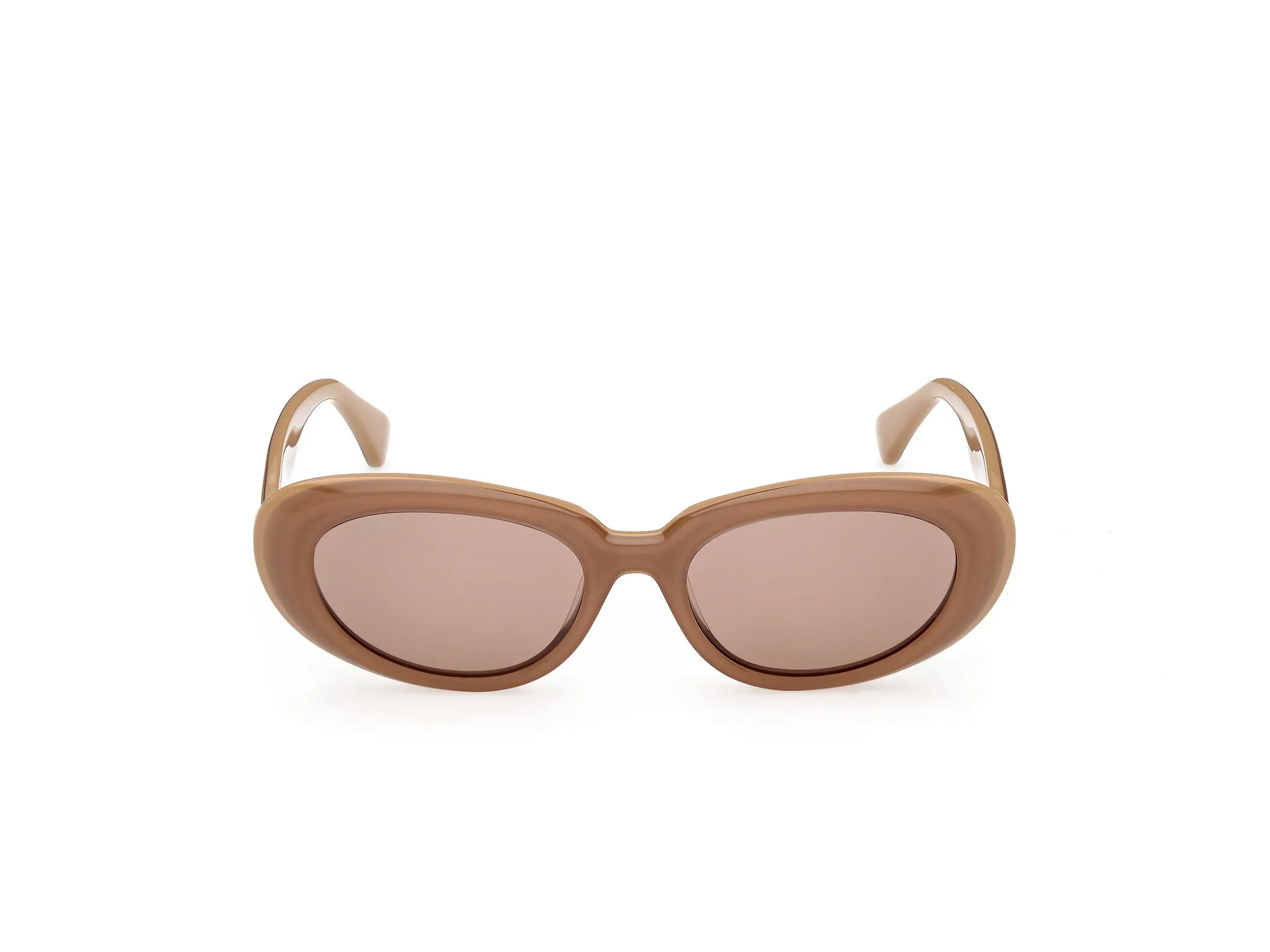 Max Mara MM0196 46E Occhiali da sole Acetato Marrone Marrone Rotonda Normale - immagine 2