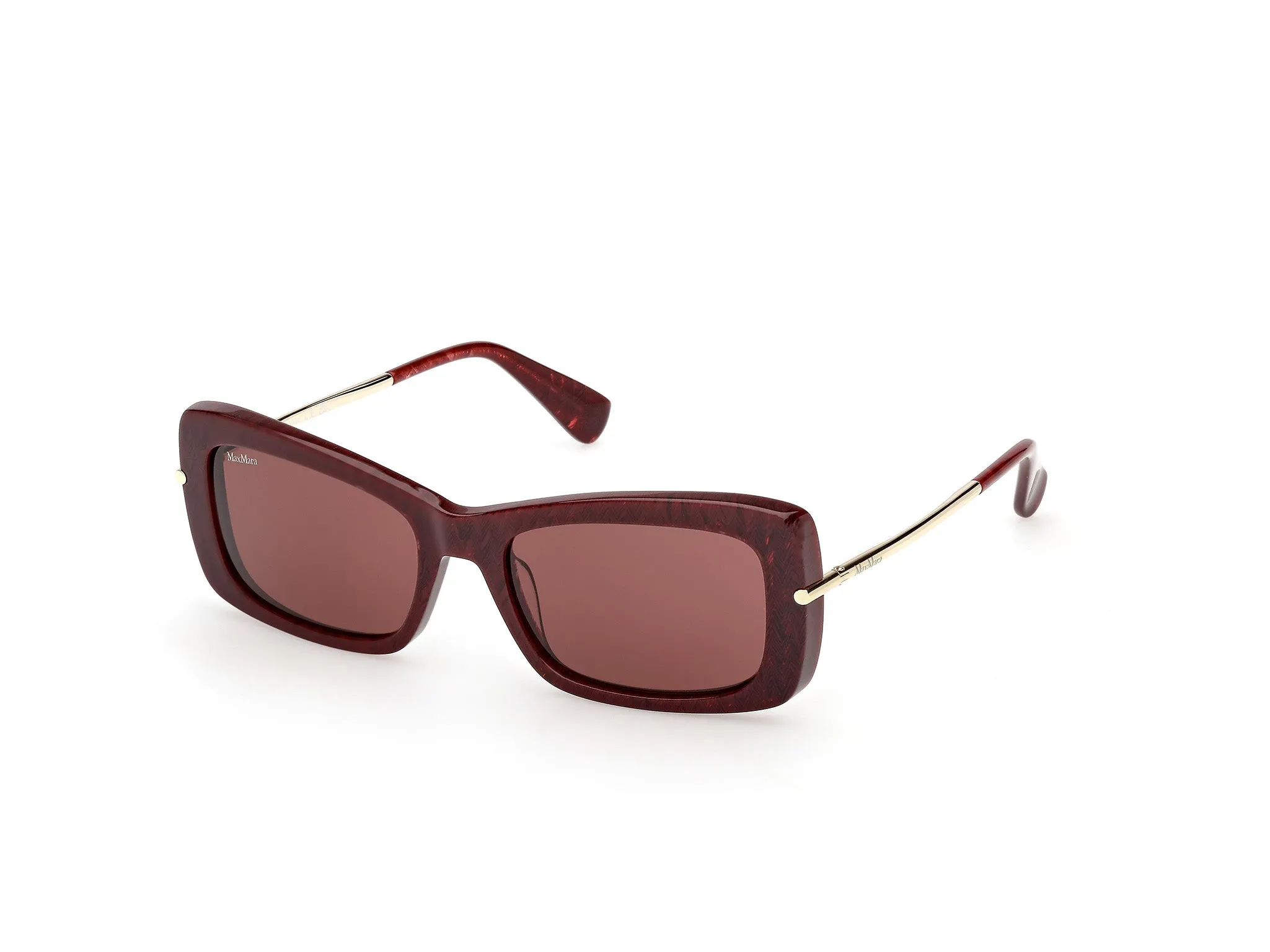 Max Mara MM0194 71S Occhiali da sole Acetato Bordeaux Bordeaux Squadrata Normale - immagine 1