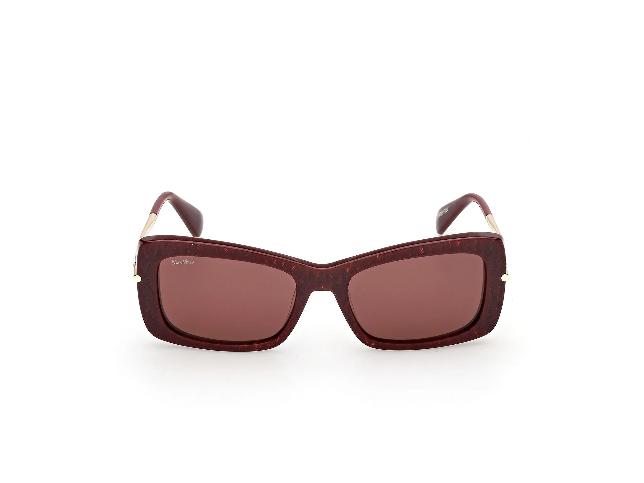 Max Mara MM0194 71S Occhiali da sole Acetato Bordeaux Bordeaux Squadrata Normale - immagine 2