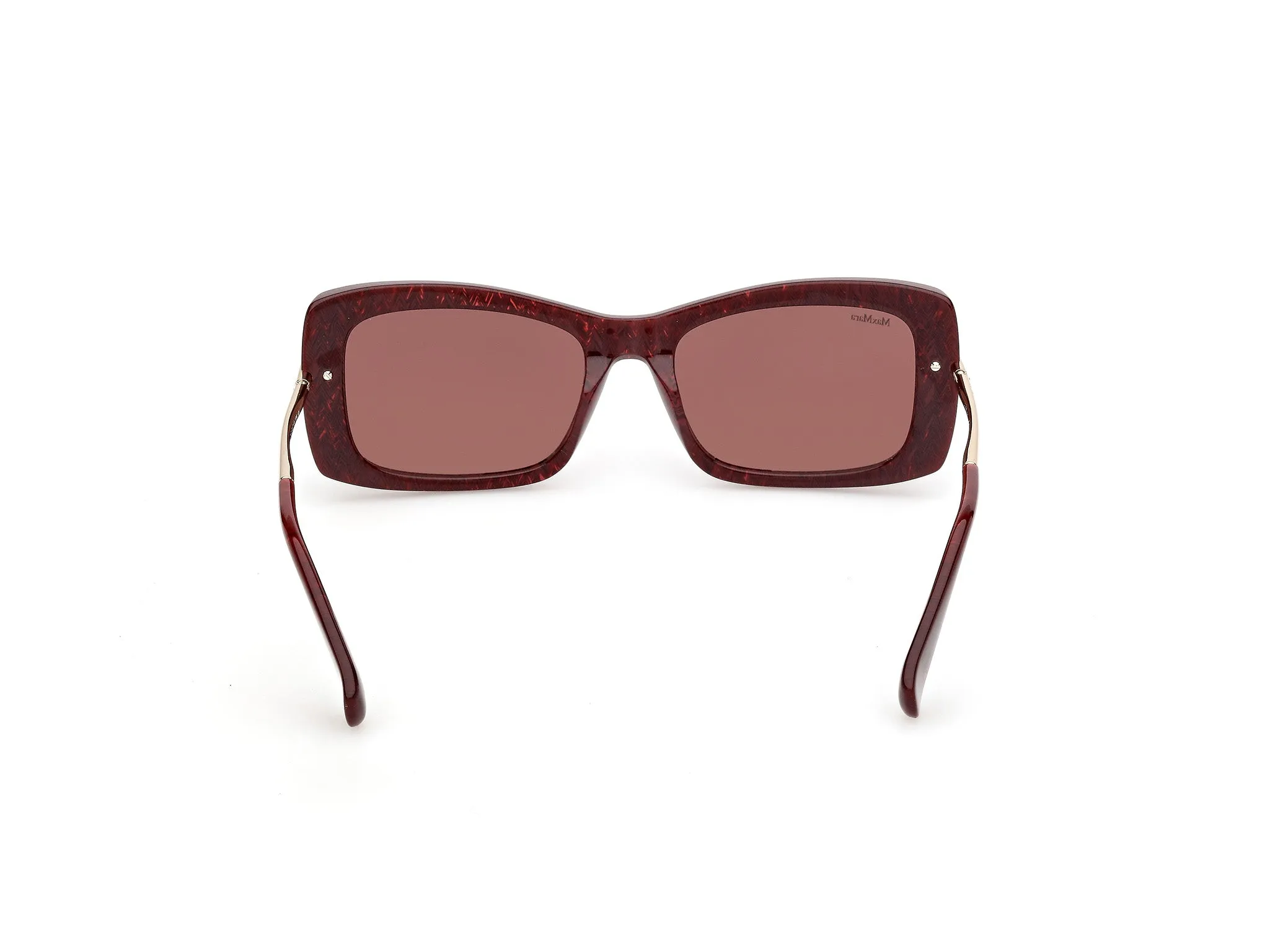 Max Mara MM0194 71S Occhiali da sole Acetato Bordeaux Bordeaux Squadrata Normale - immagine 4