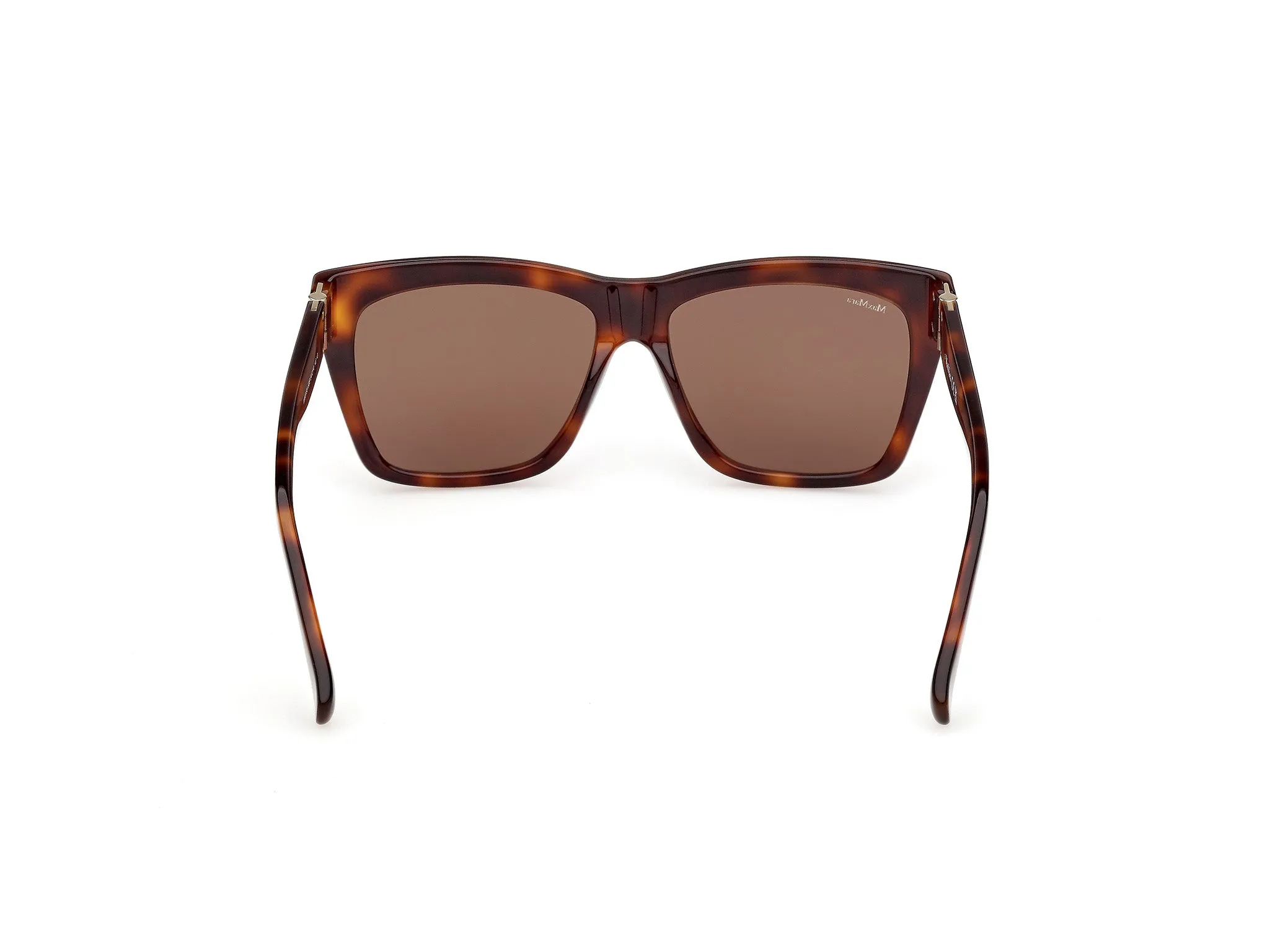 Max Mara MM0193 52E Occhiali da sole Acetato Havana Marrone Squadrata Normale - immagine 4