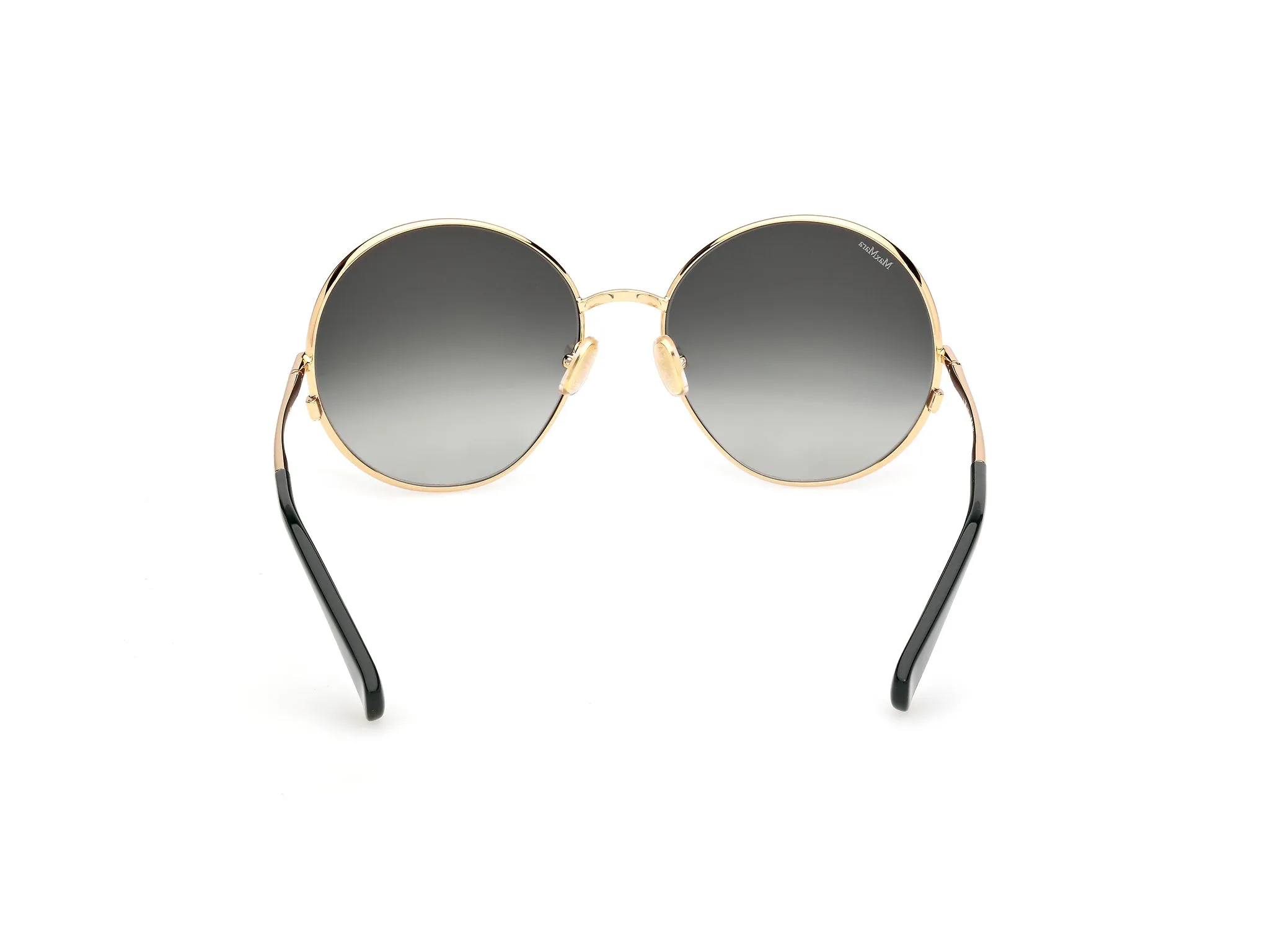 Max Mara MM0191 32A Occhiali da sole Metallo Oro Verde Rotonda Normale - immagine 4