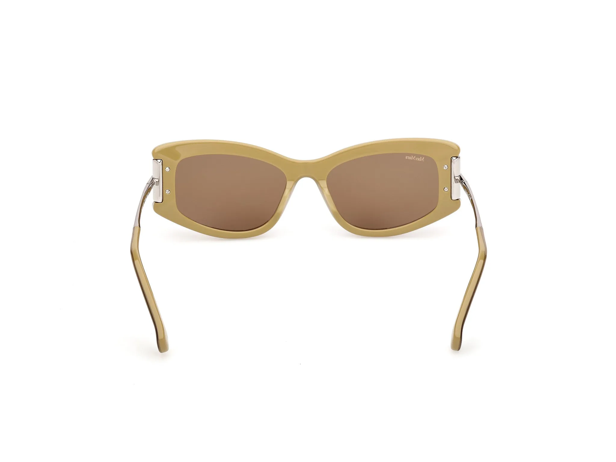 Max Mara MM0189 95N Occhiali da sole Acetato Verde Verde Cat Eye Normale - immagine 4