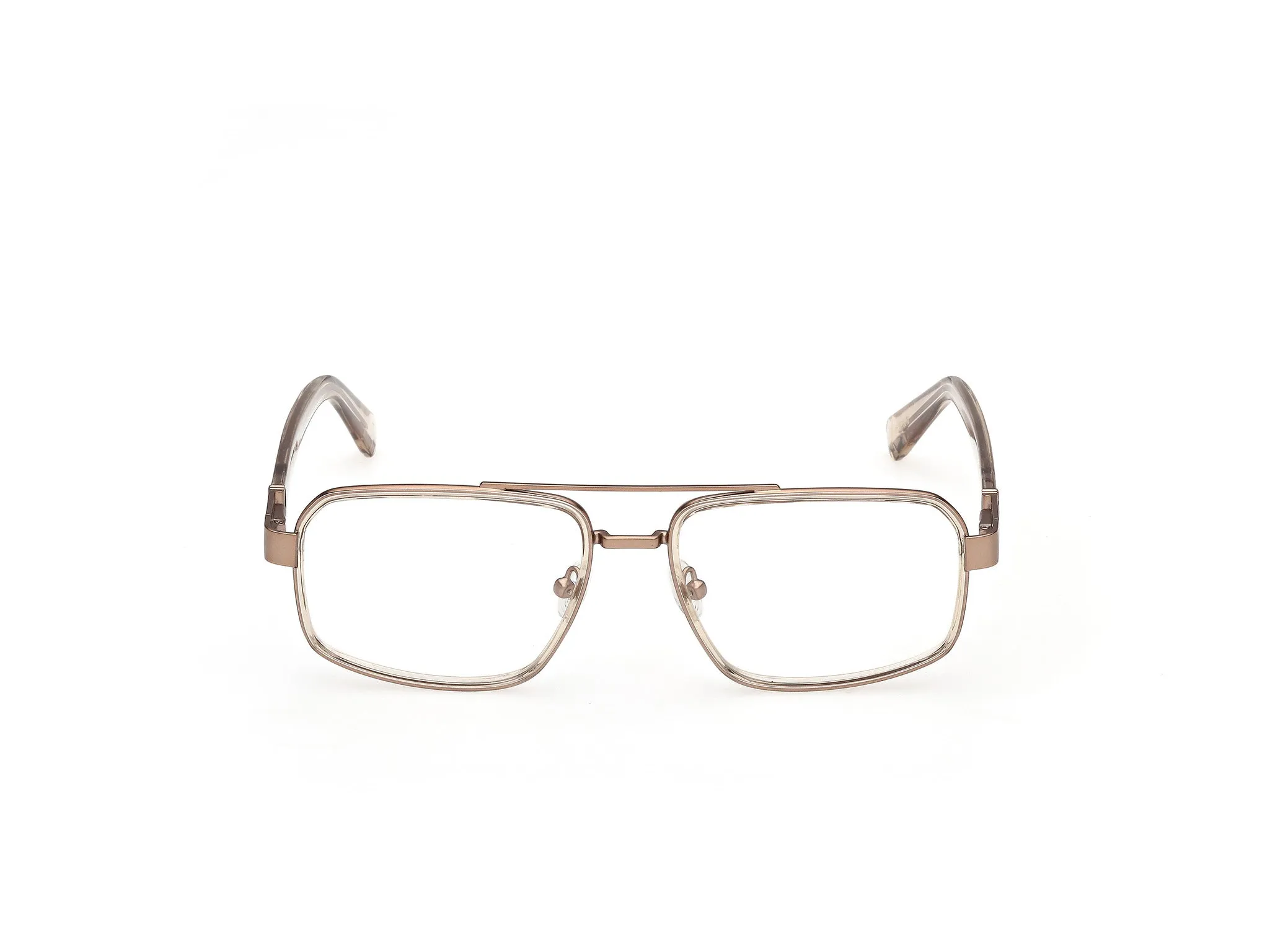 Guess GU50372 045 Montature da vista Metallo Marrone Squadrata Normale - immagine 2