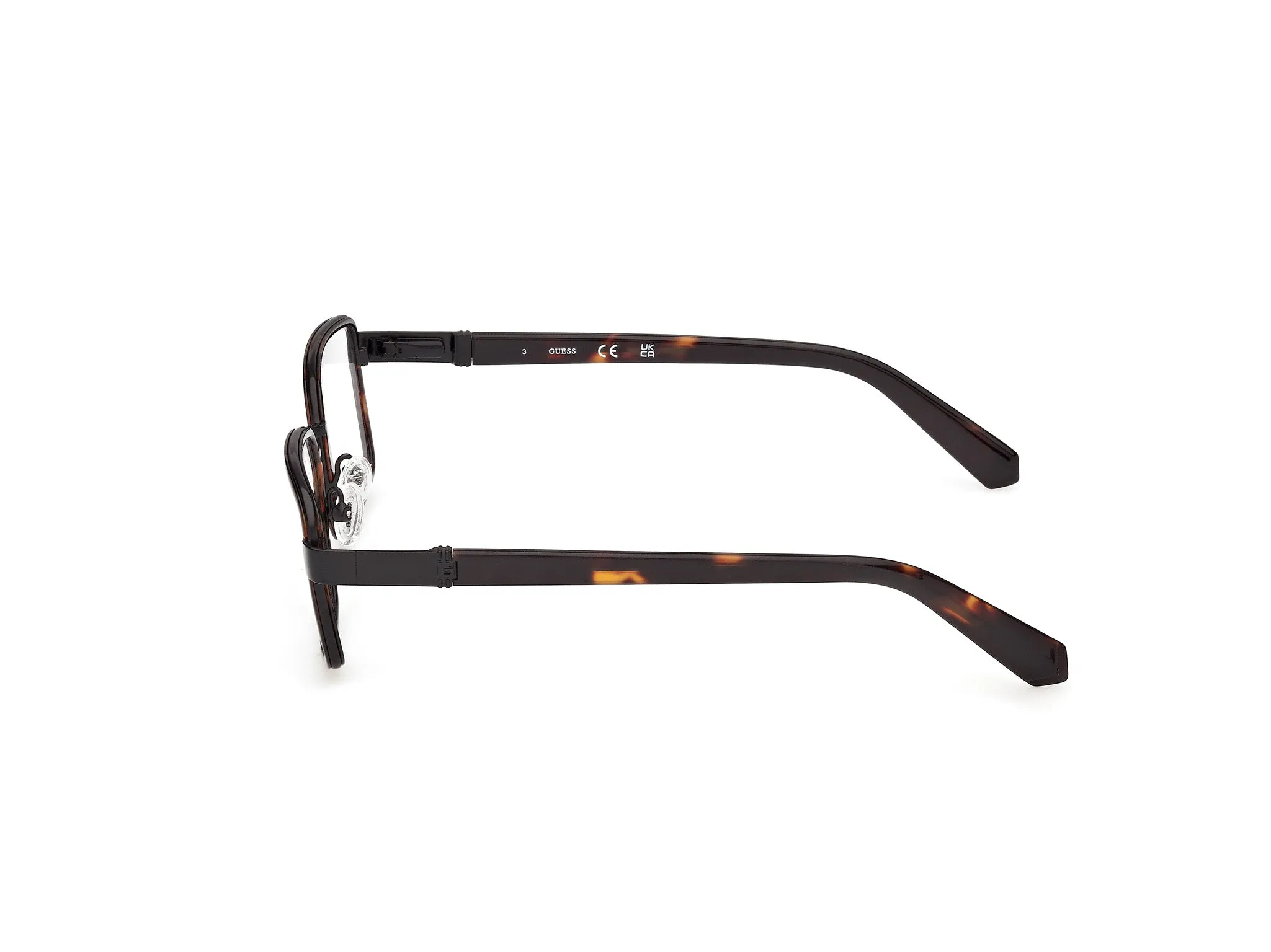 Guess GU50371 052 Montature da vista Metallo Havana Squadrata Normale - immagine 3