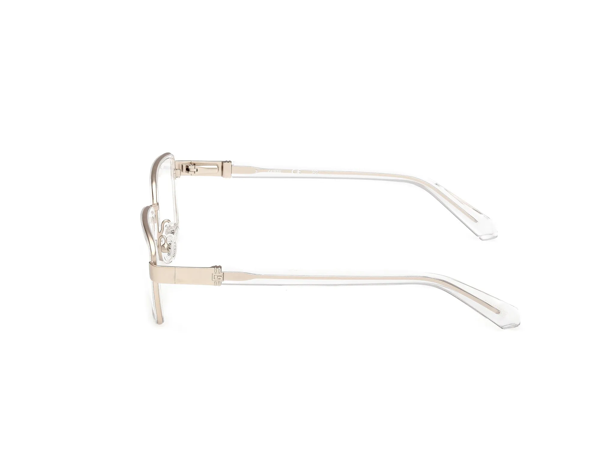 Guess GU50371 026 Montature da vista Metallo Trasparente Squadrata Normale - immagine 3