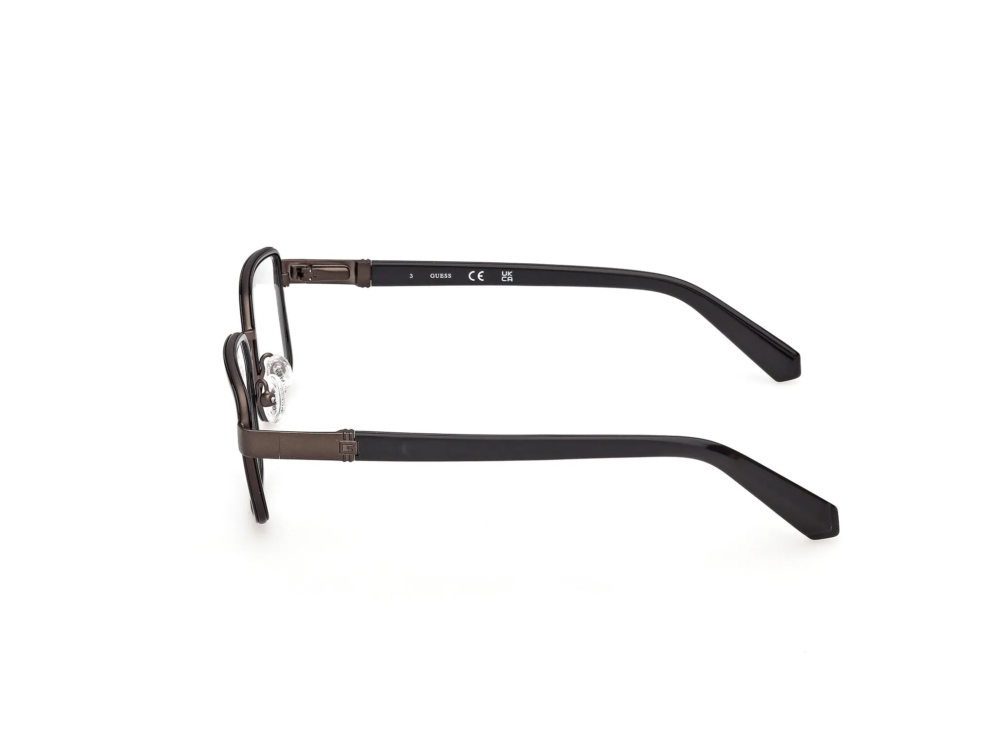 Guess GU50371 001 Montature da vista Metallo Nero Squadrata Normale - immagine 3