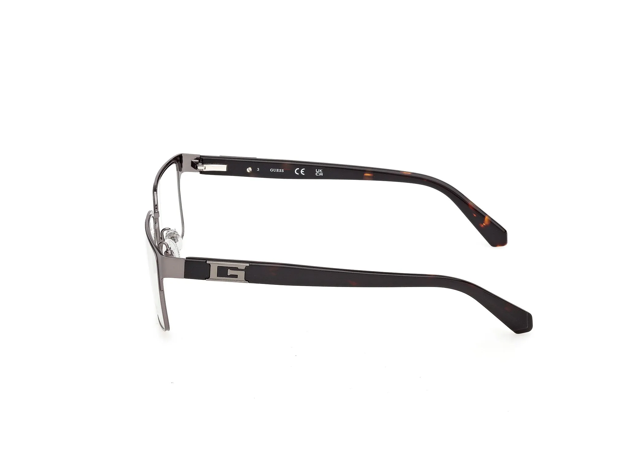 Guess GU50370 007 Montature da vista Metallo Grigio Squadrata Normale - immagine 3