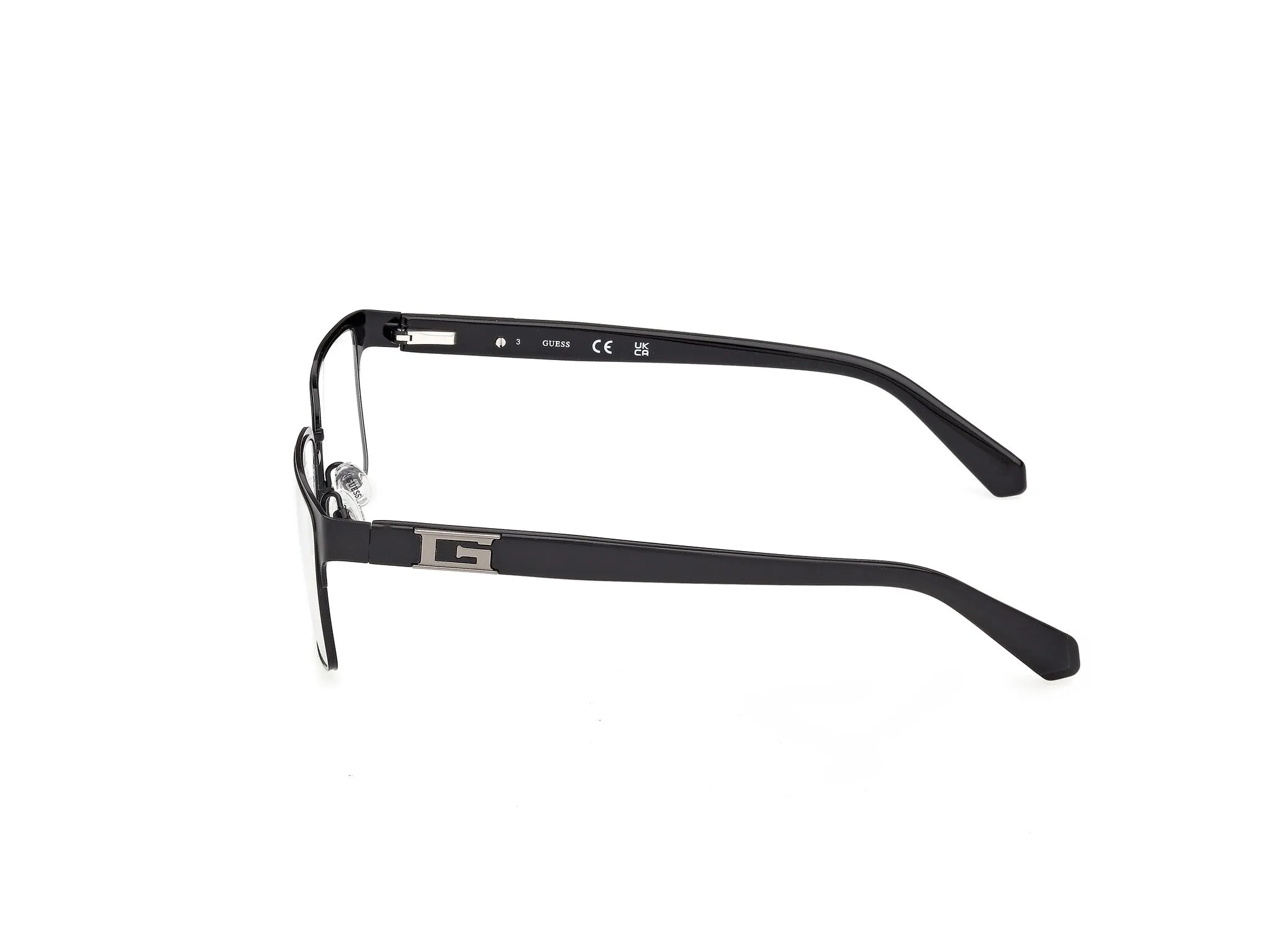 Guess GU50370 002 Montature da vista Metallo Nero Squadrata Normale - immagine 3