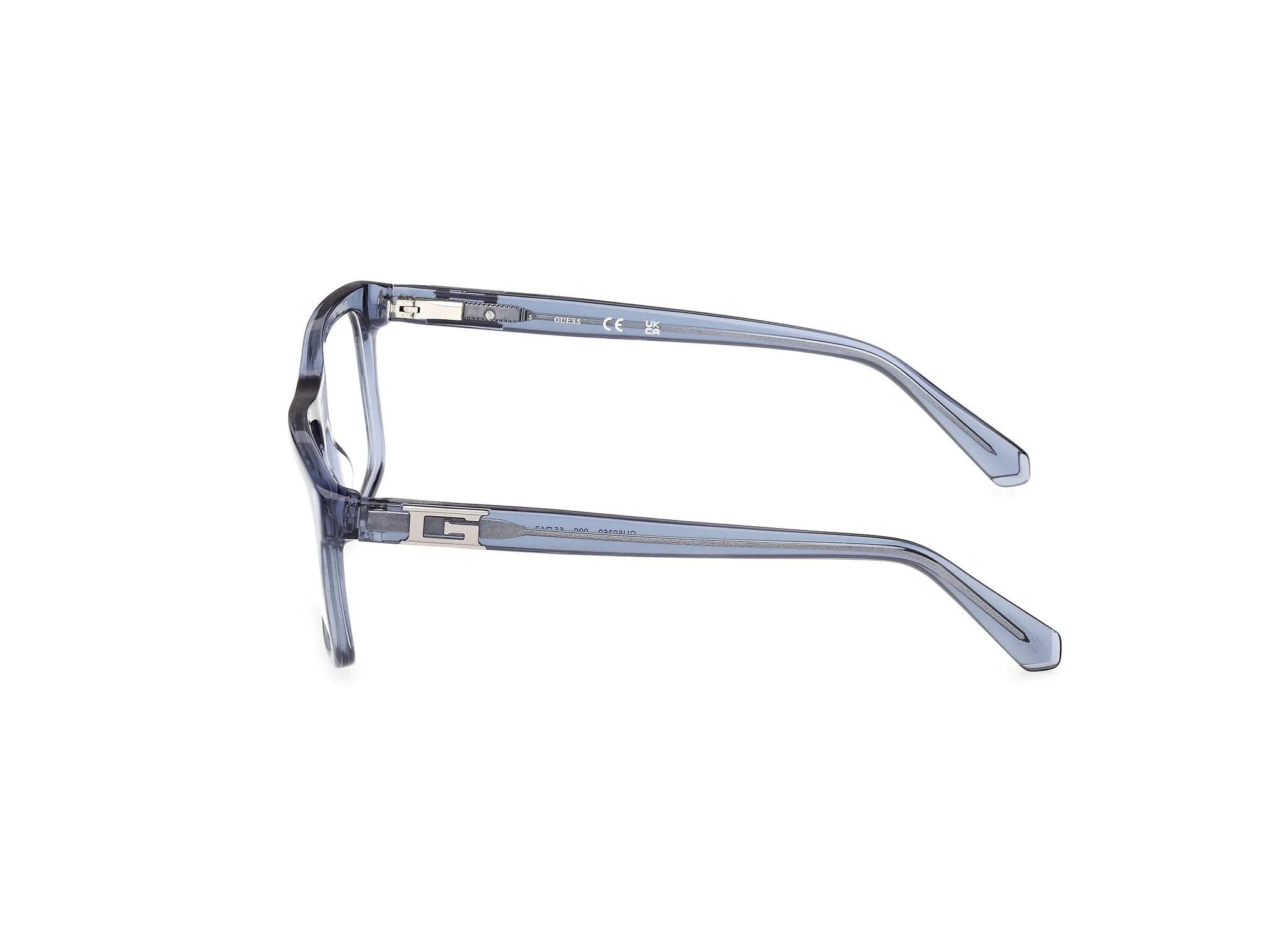 Guess GU50369 090 Montature da vista Acetato Blu Squadrata Normale - immagine 3