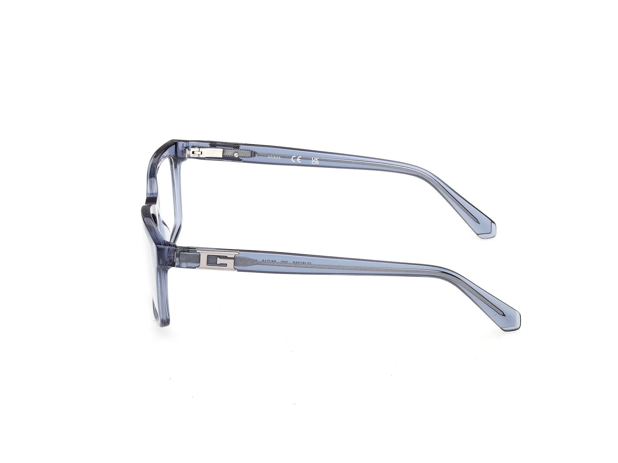 Guess GU50368 090 Montature da vista Acetato Blu Squadrata Normale - immagine 3