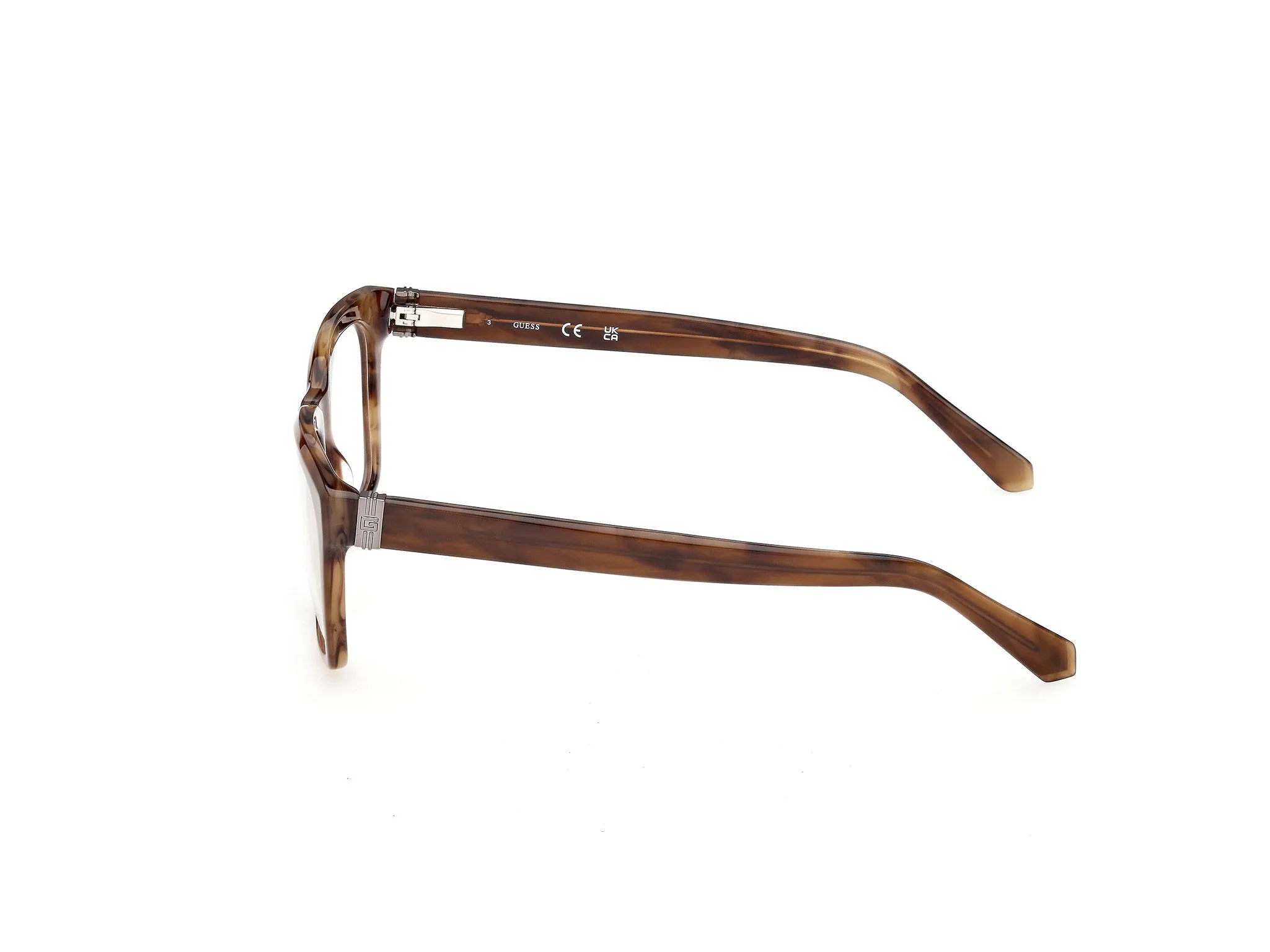 Guess GU50365 050 Montature da vista Acetato Marrone Squadrata Normale - immagine 3
