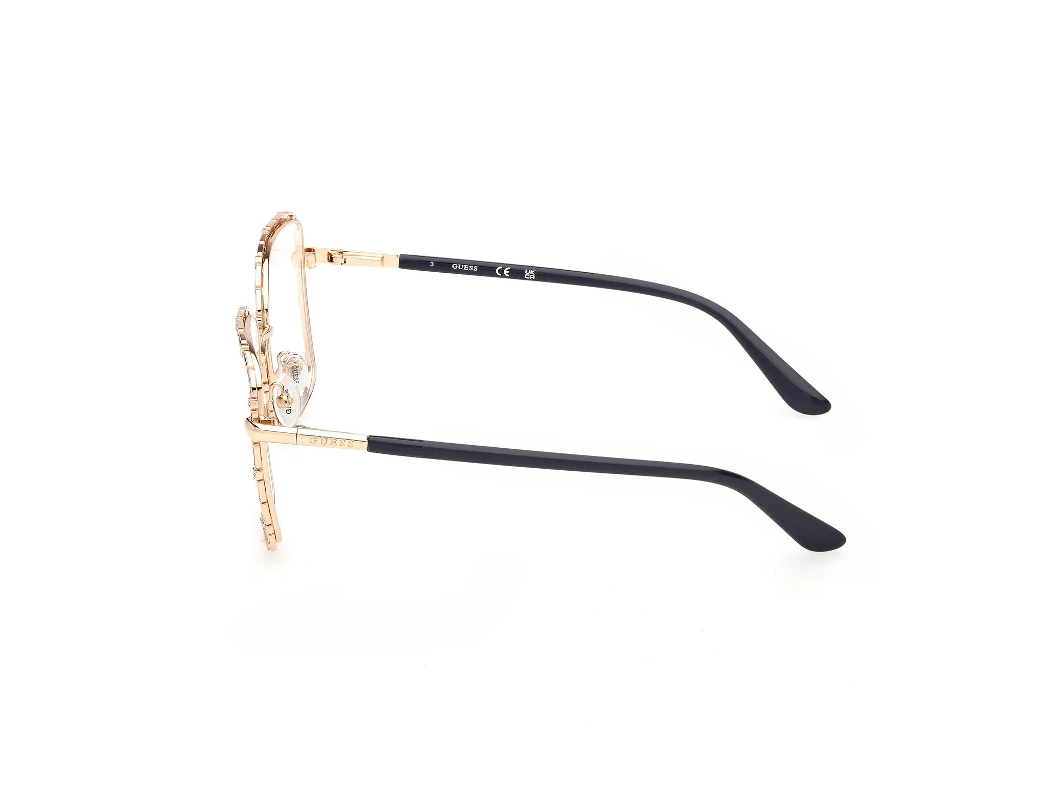 Guess GU50364 032 Montature da vista Metallo Oro Squadrata Normale - immagine 3