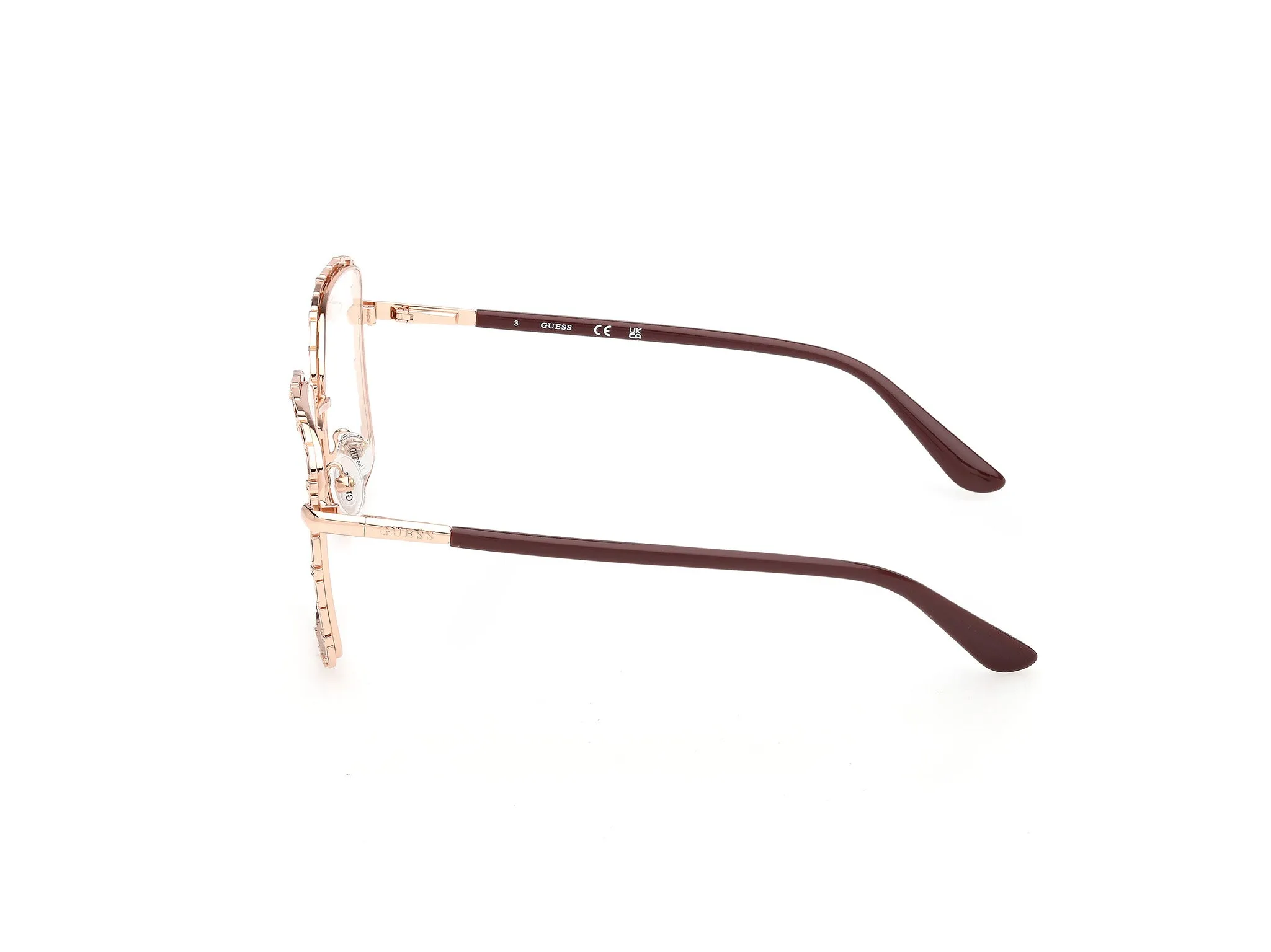 Guess GU50364 028 Montature da vista Metallo Oro Squadrata Normale - immagine 4